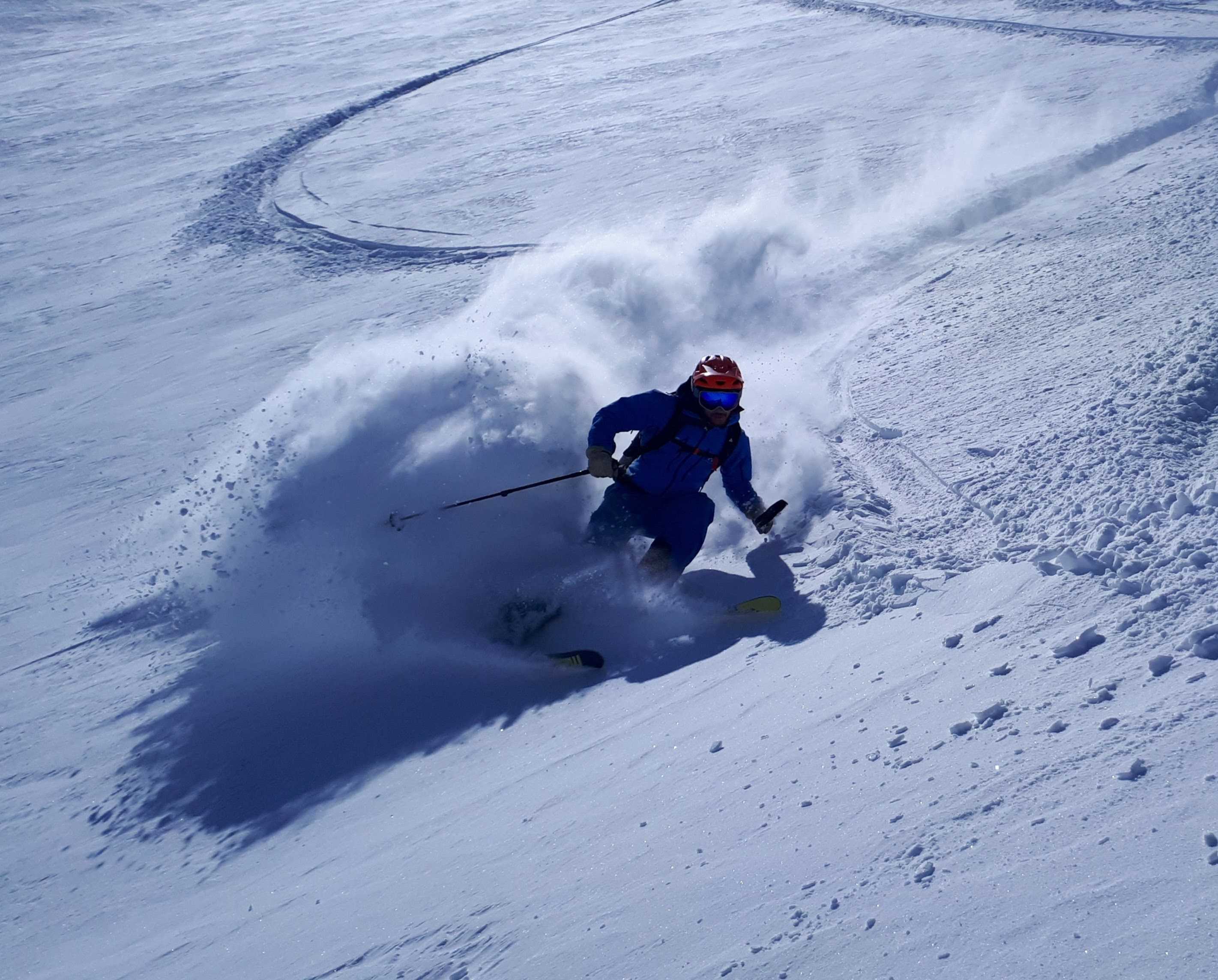 Alpes Ski Freeride Soleil Skieur