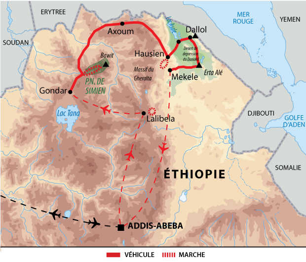 carte circuit ethiopie qetl huwans