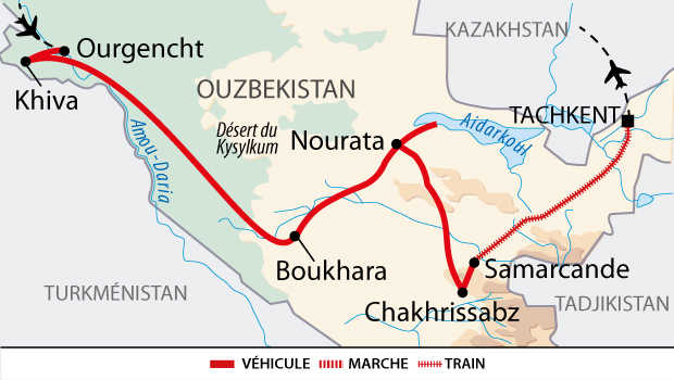 carte circuit ouzbekistan aouz12 huwans