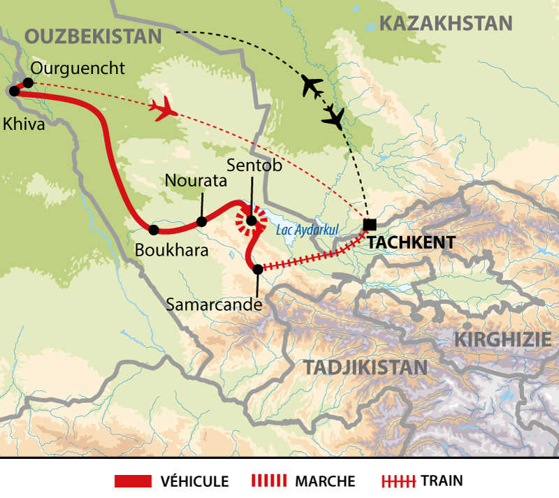 Carte Contes et légendes d'Asie Centrale AOUZ