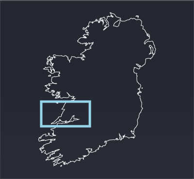 Carte de l'Irlande