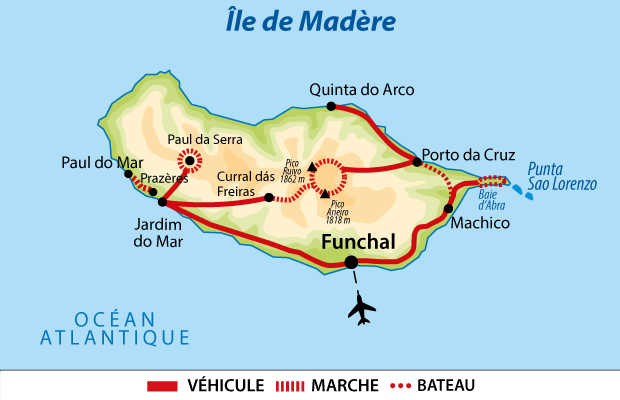 carte de Madère