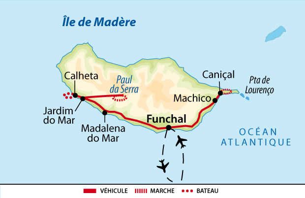 carte de Madère