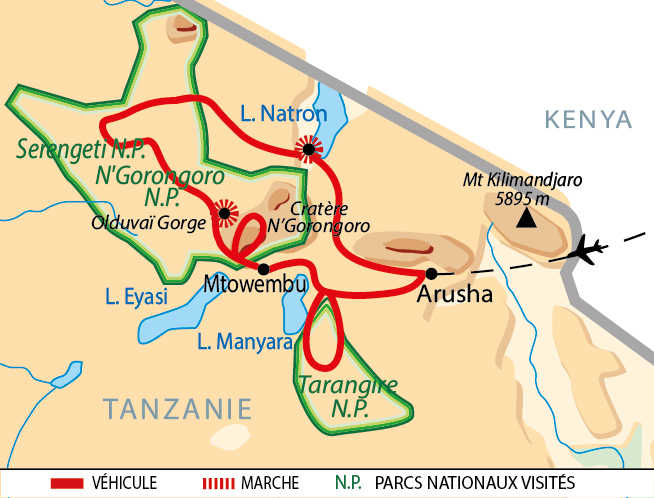 Image Best of safari et vallée du Rift en pays Masaï