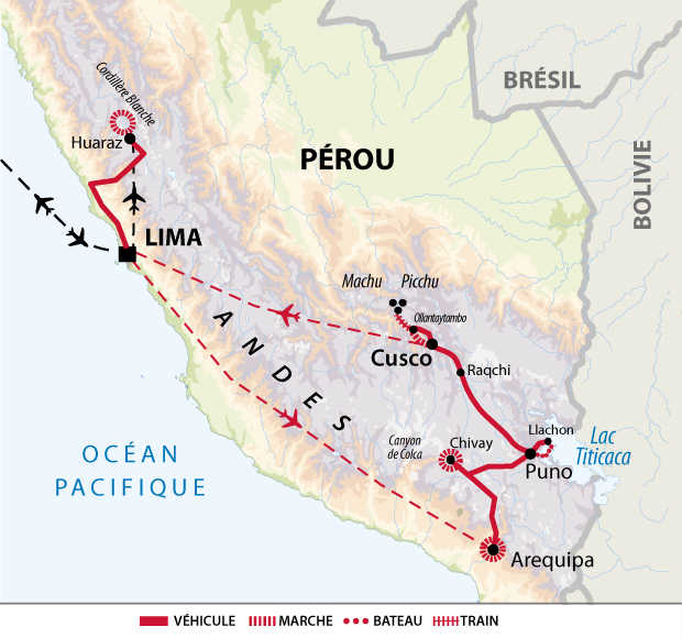Image Le Pérou du nord au sud