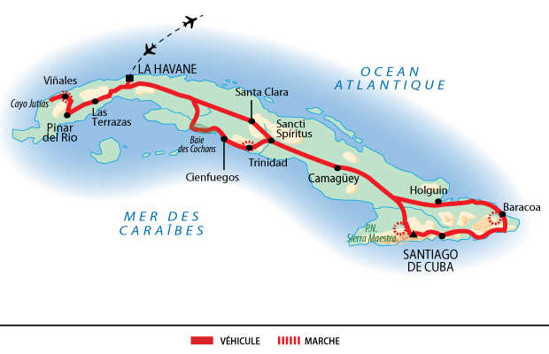 Carte voyage Cuba Grande Decouverte