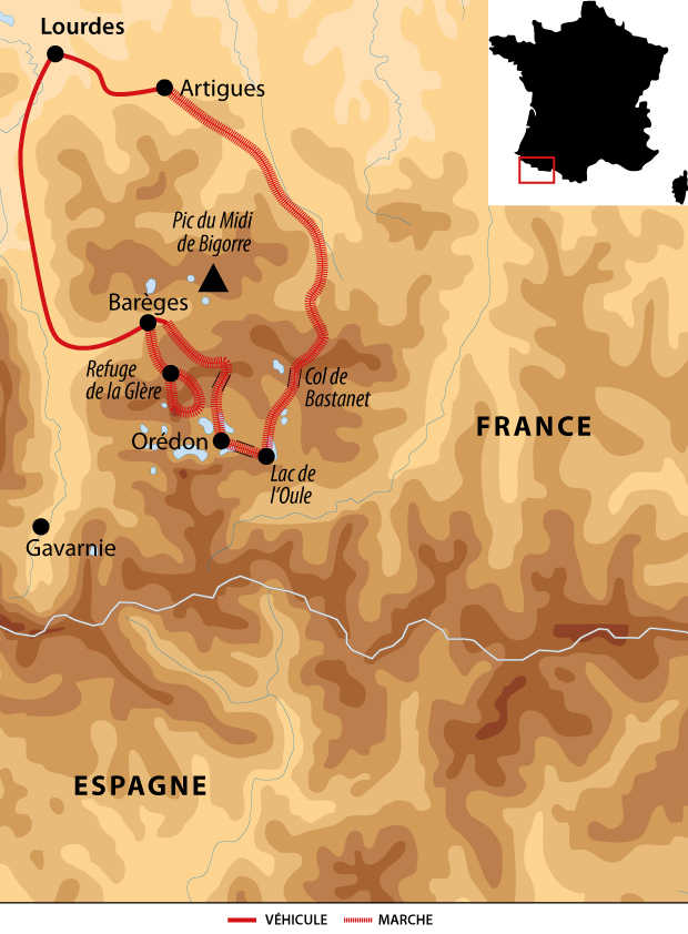 Itinéraire Néouvielle, la ronde des lacs