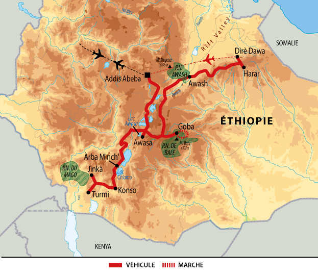 Ethiopie - Peuples du Sud, montagnes du Balé et Harar QETBAHA