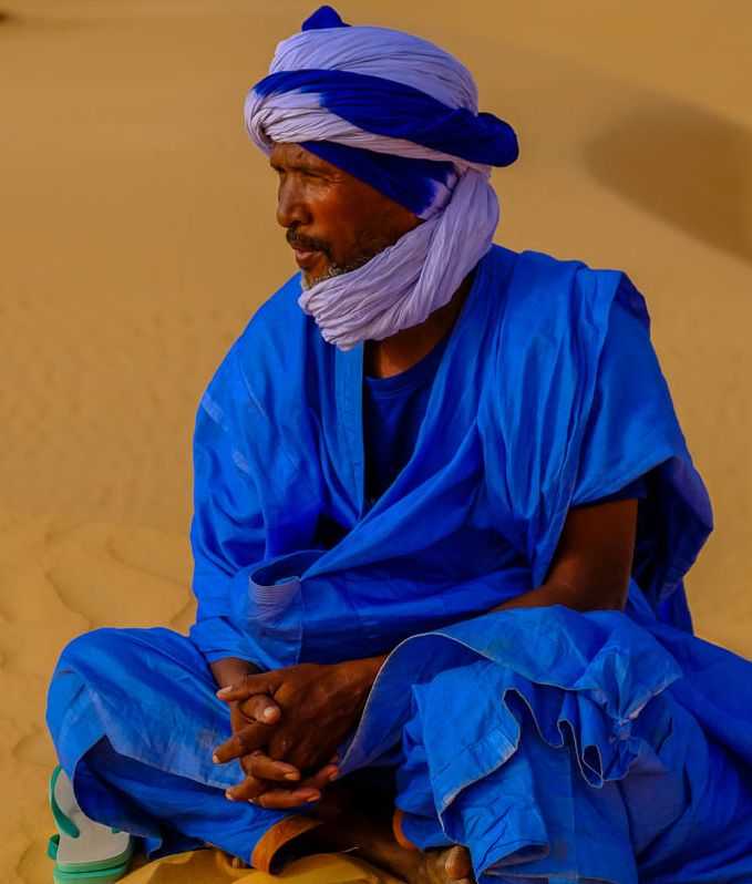 Guide Maure portrait, Mauritanie