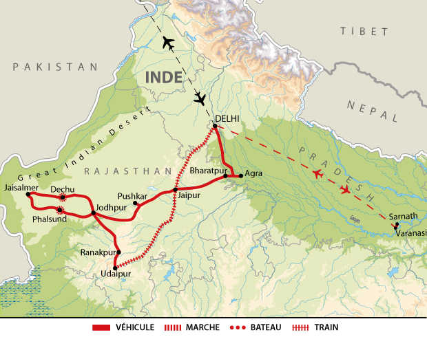 Inde - Les incontournables de l'Inde du nord, du Rajasthan à Bénarès IRAJ16