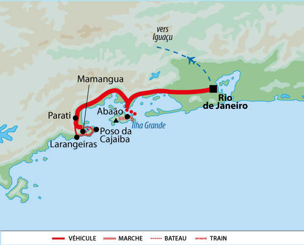 Itinéraire dans les îles et montagnes du Costa Verde
