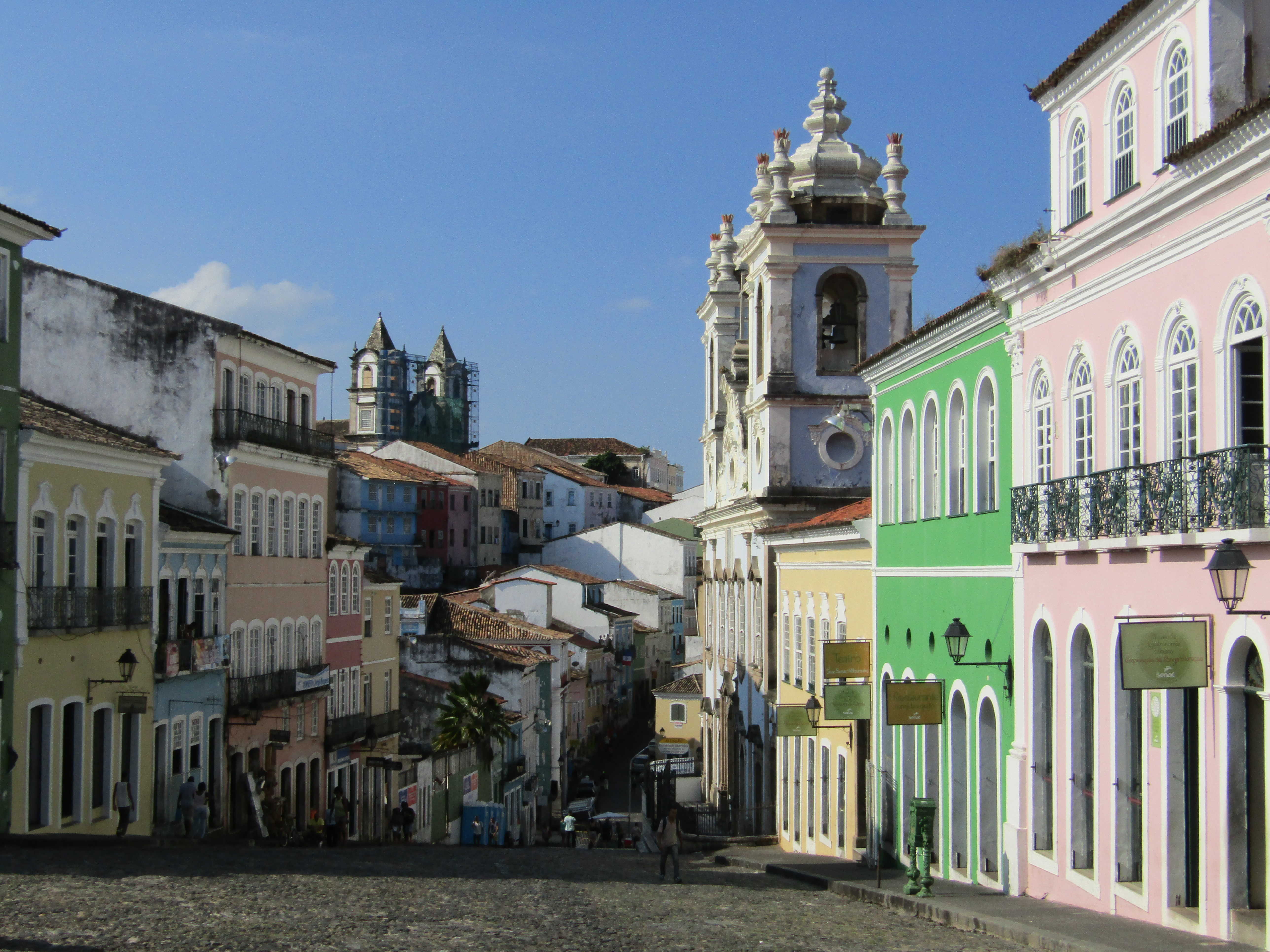 Place principale du Pelourinho à Salavador