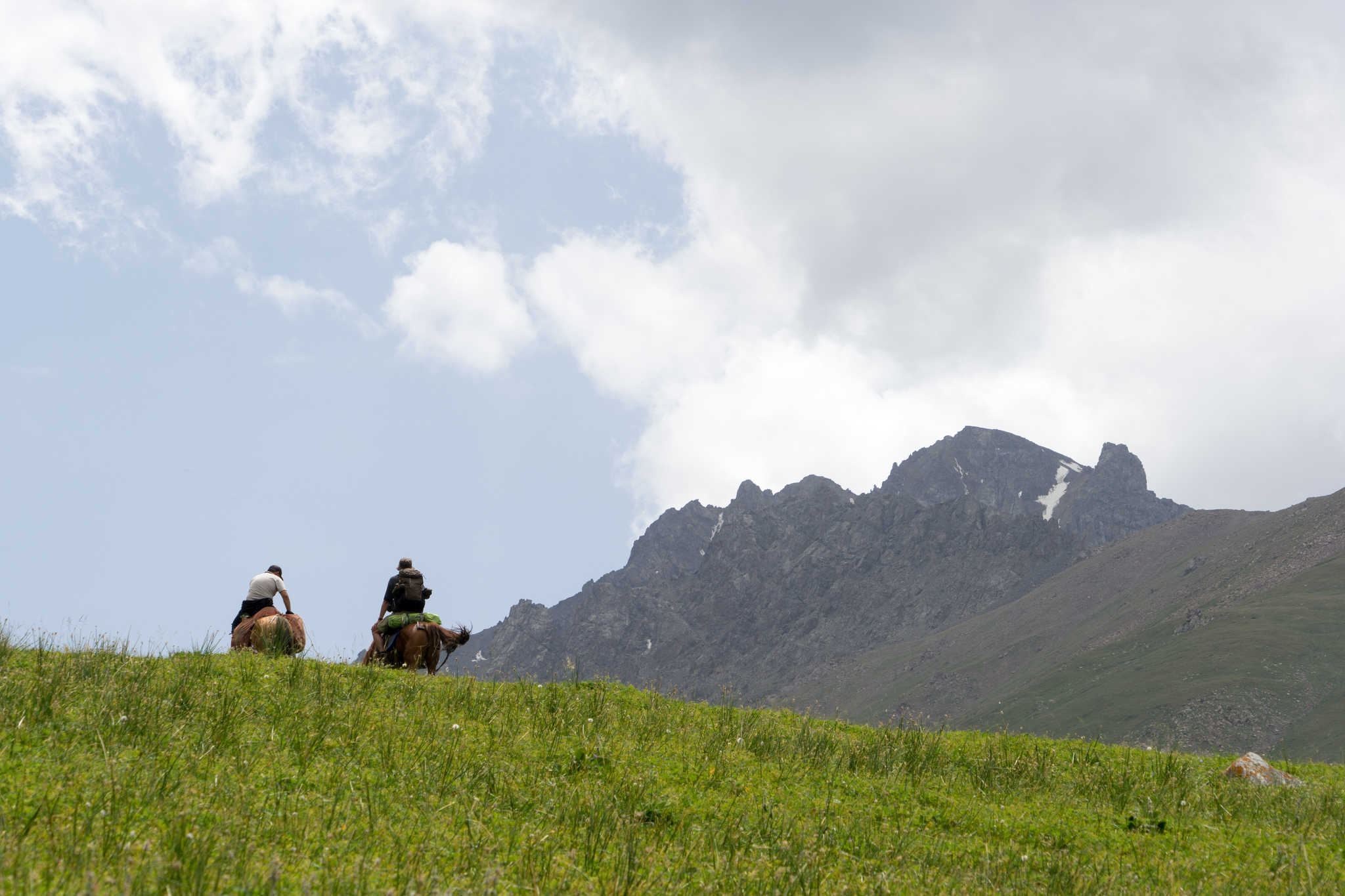 Randonnée à cheval en Kirghizie