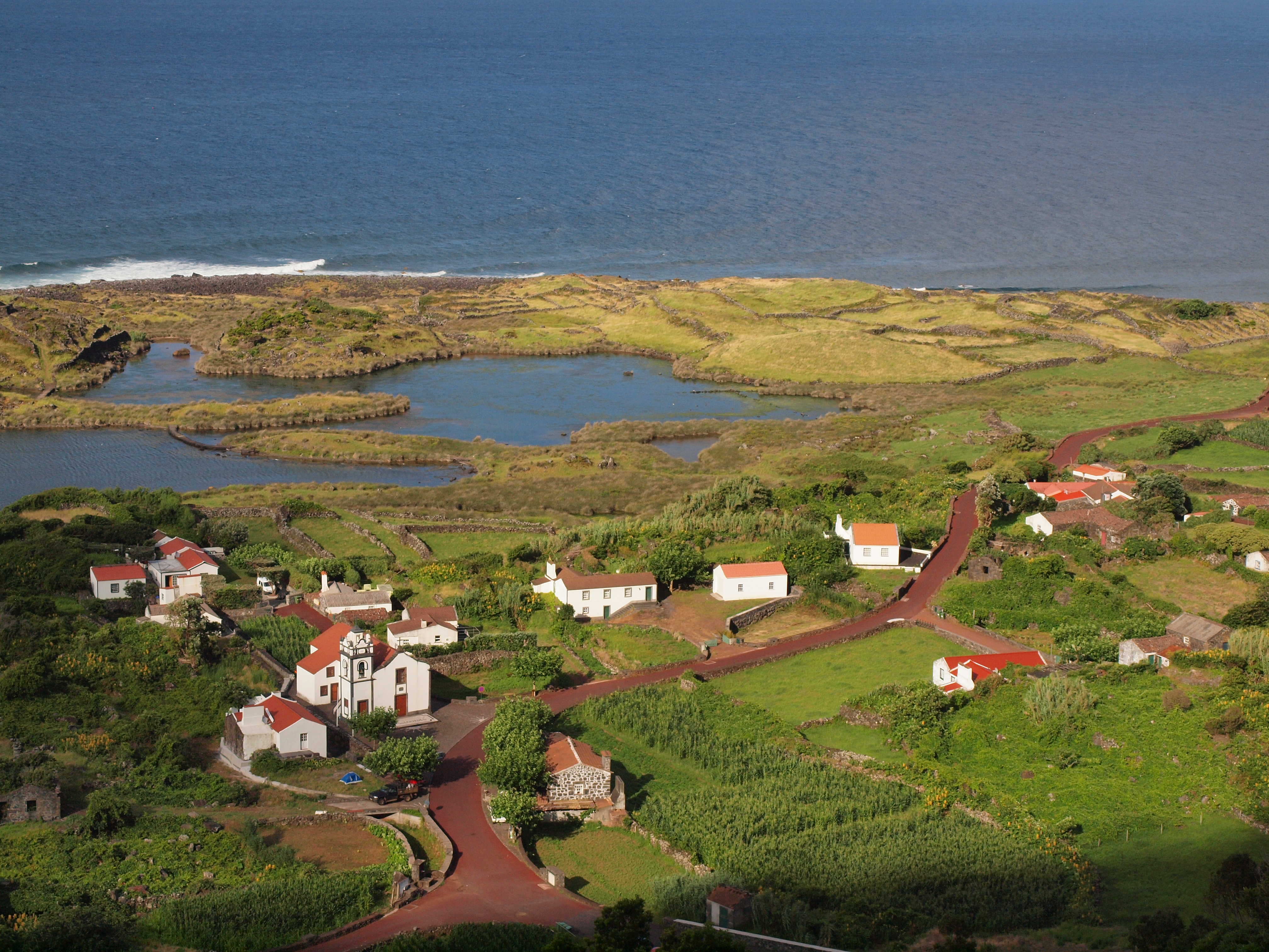 Villages de l'île de Furnas aux Açores