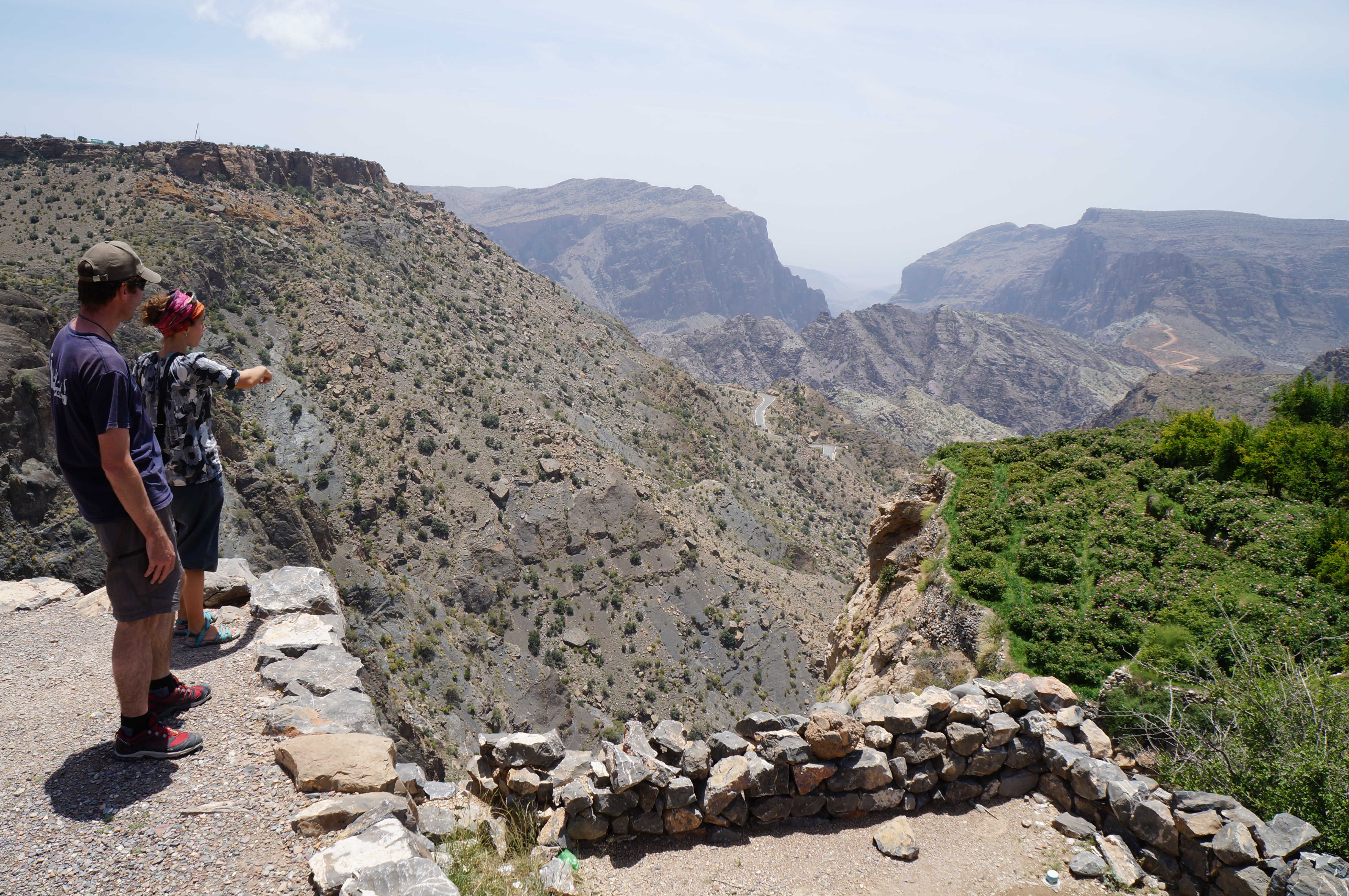 Vue sur le Jbel Akhdar, Oman