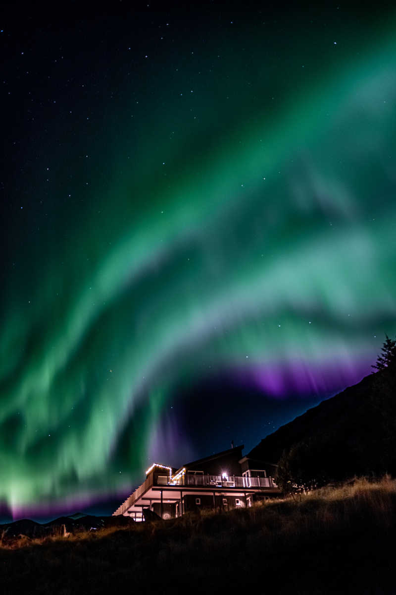 aurores boréales en Islande