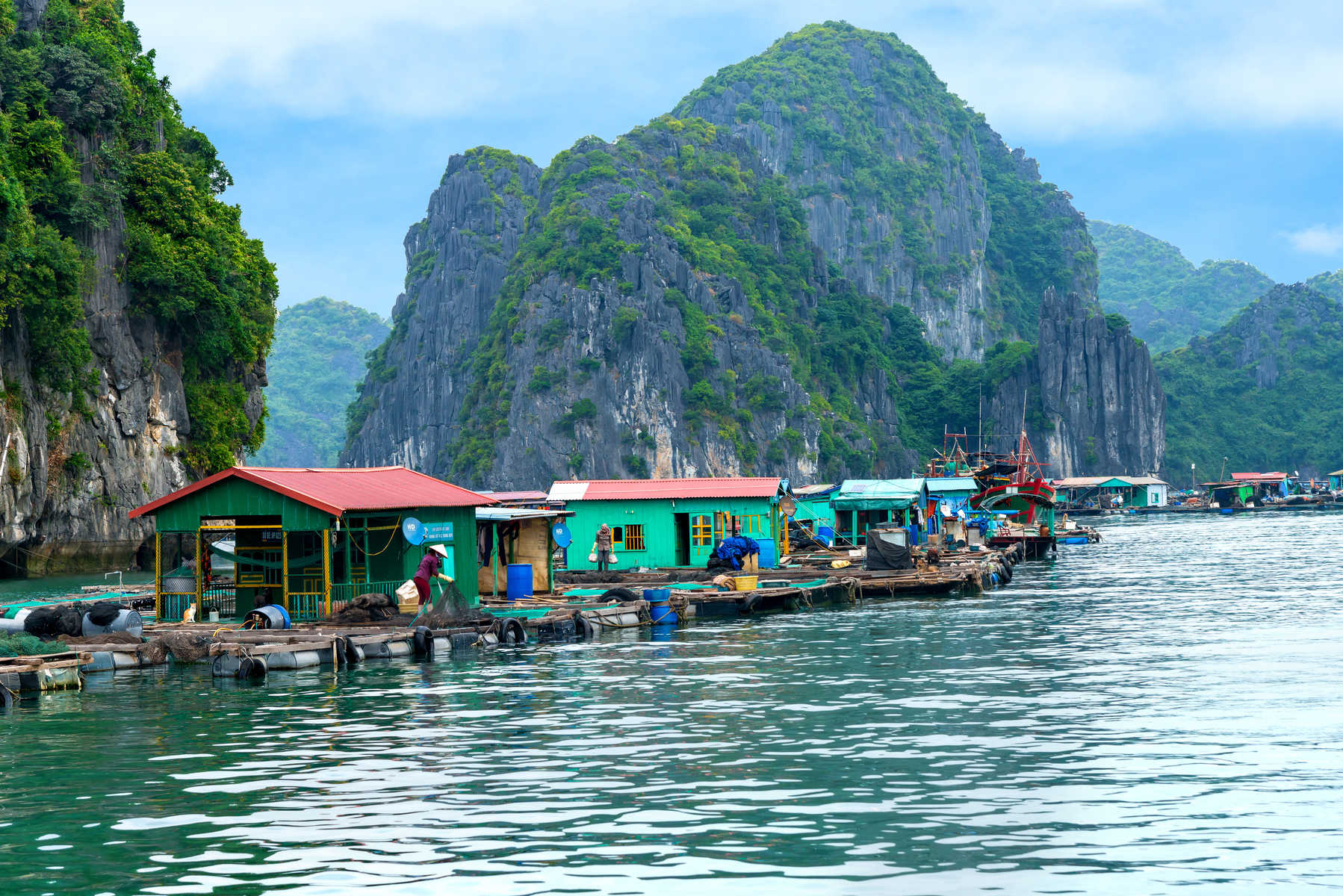 Baie de Lan Ha au Vietnam