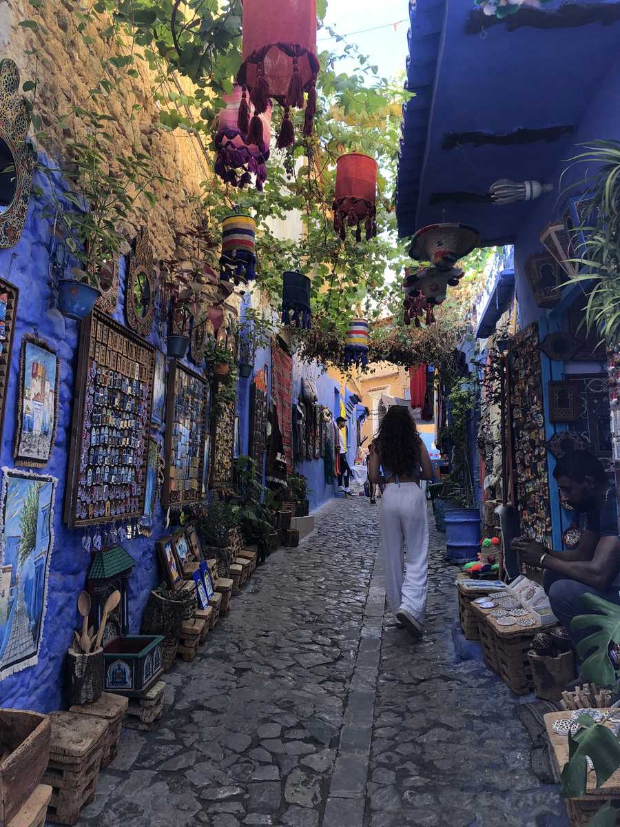 Balade dans la medina de Chefchaouen au Maroc