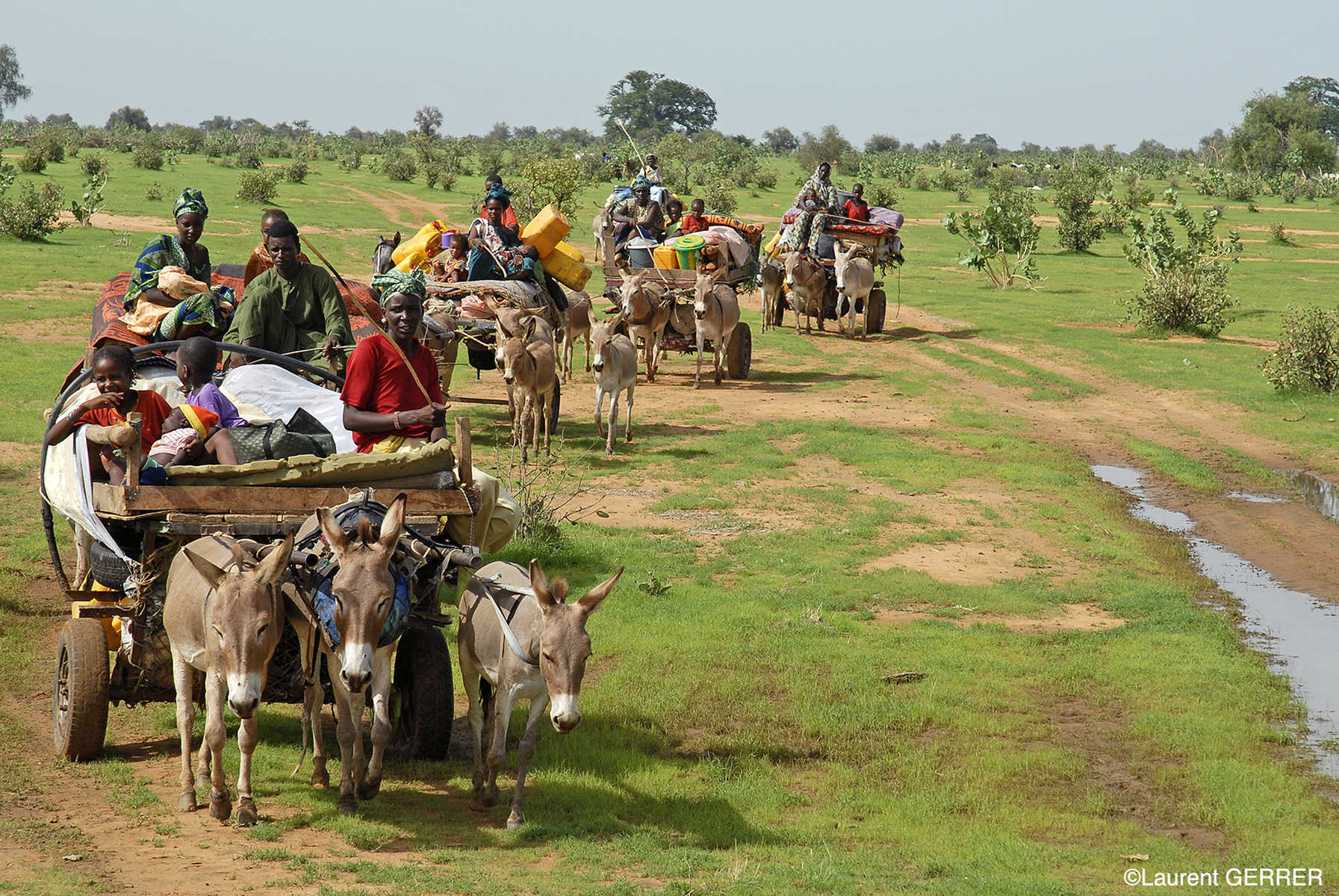 Caravane Peul près de Lompoul au Sénégal