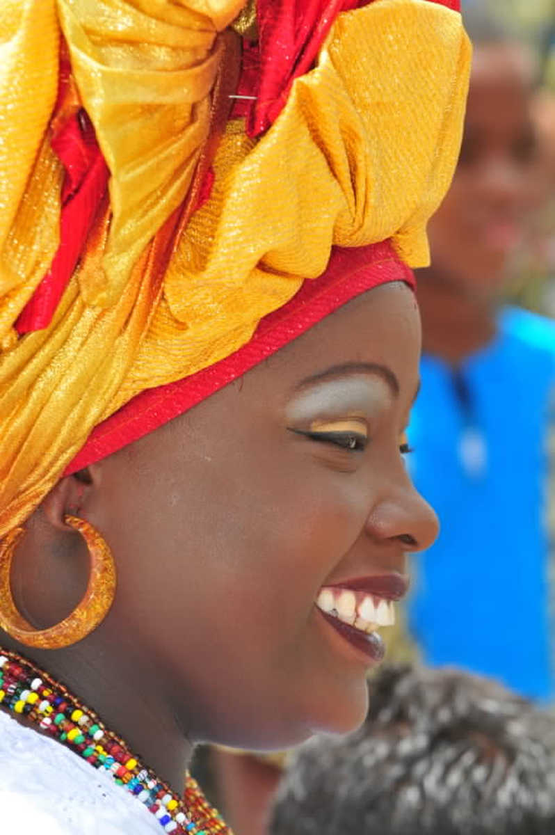 Danseuse brésilienne à Bahia au Brésil