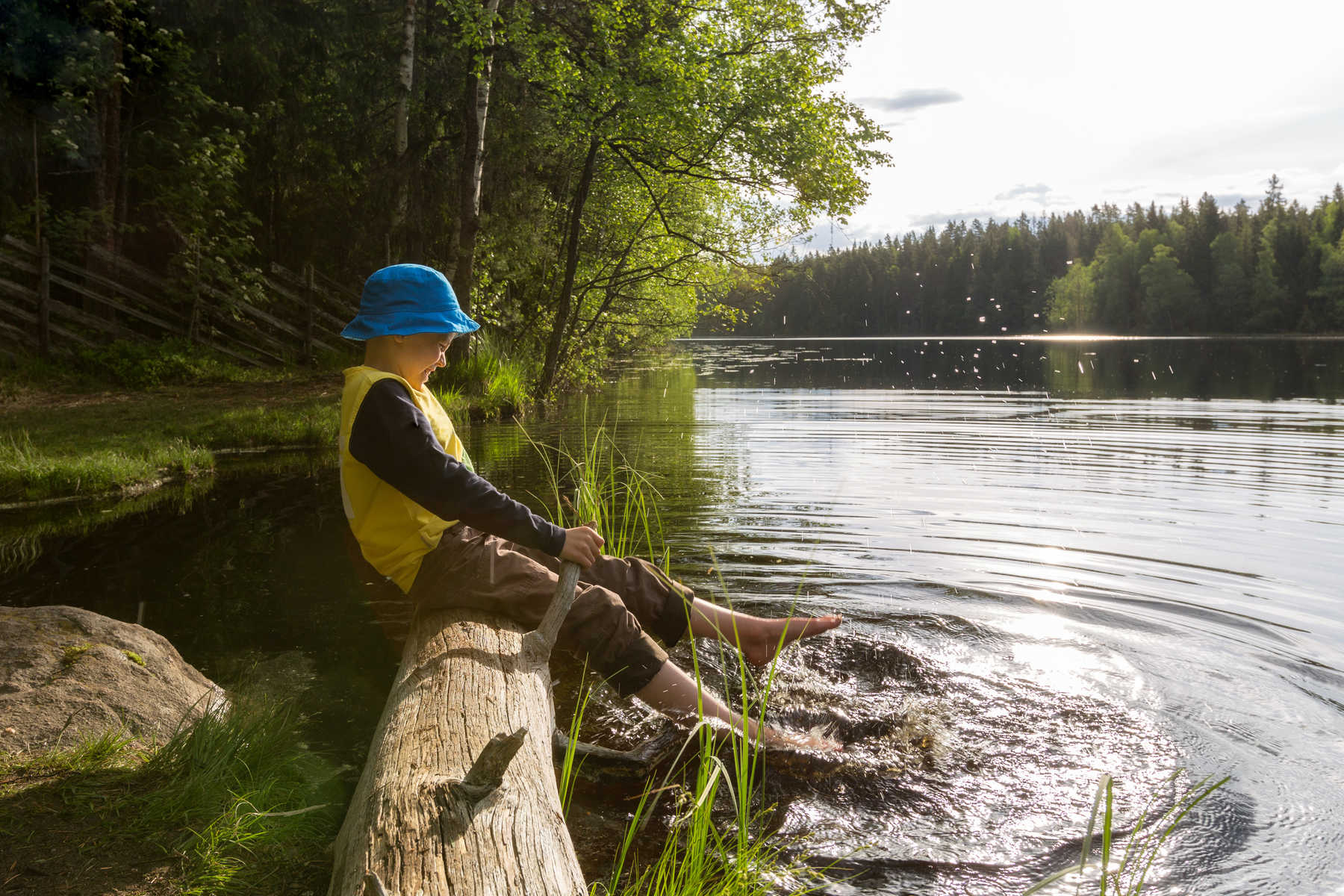 En vacances en famille l'été en Finlande