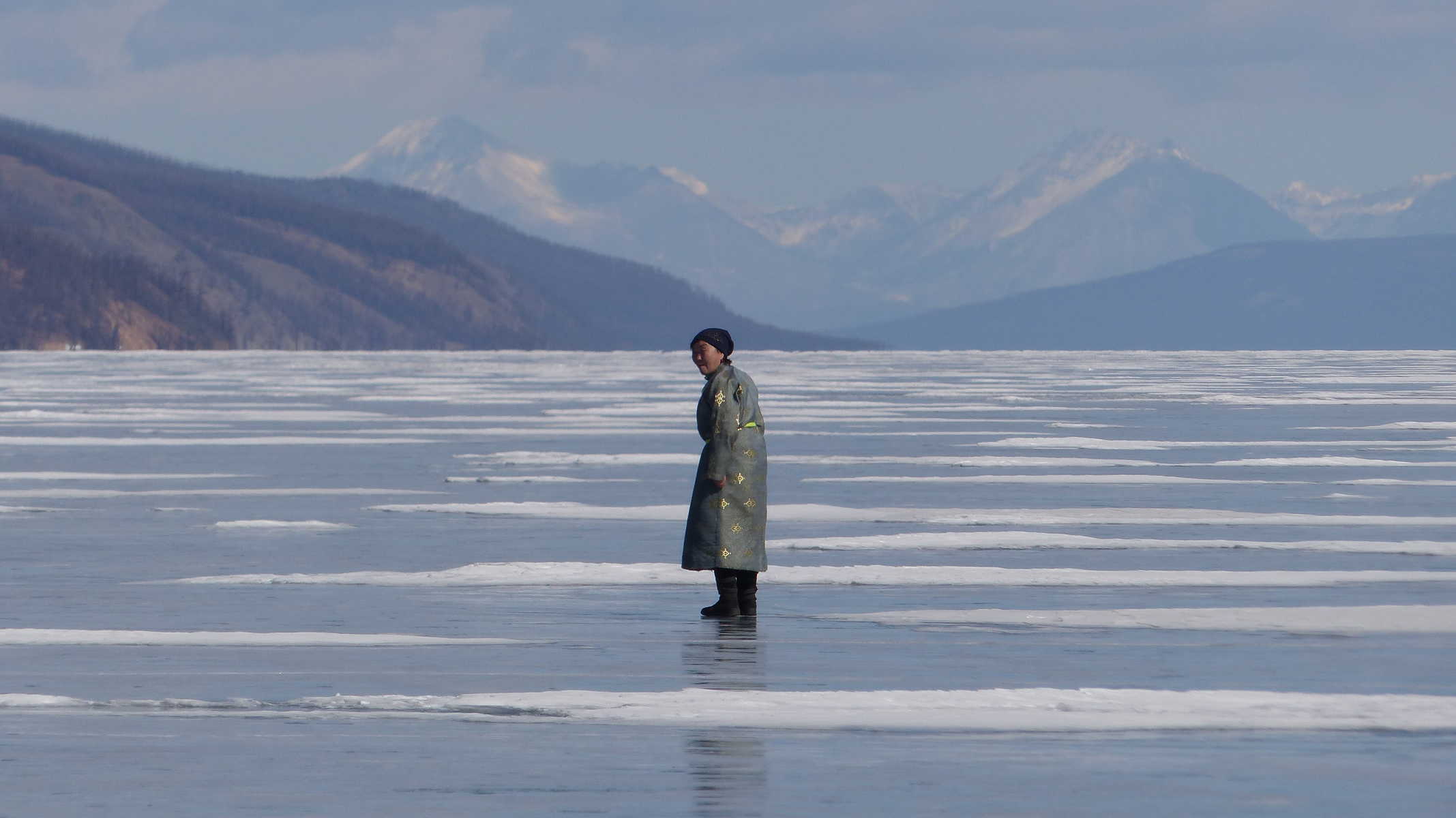 Femme du peuple chamane des  Darkhad sur le lac Khovsgol