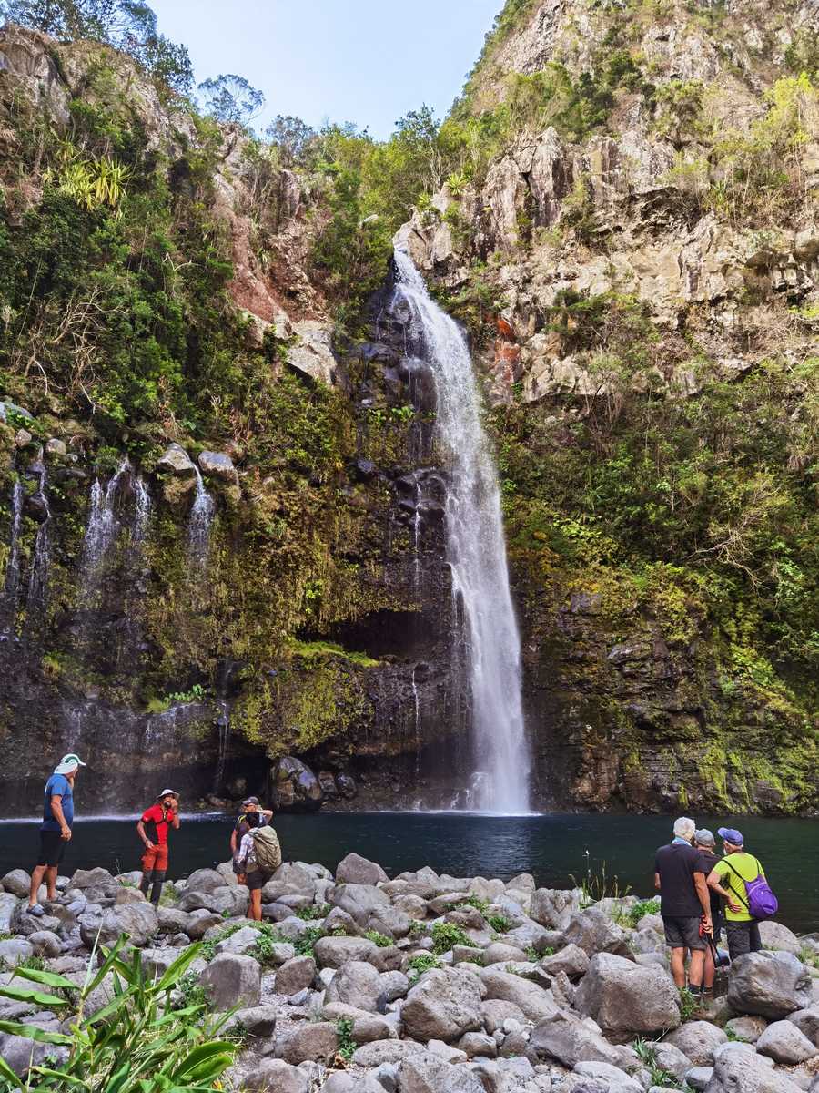 grand bassin sur l'île de la Réunion