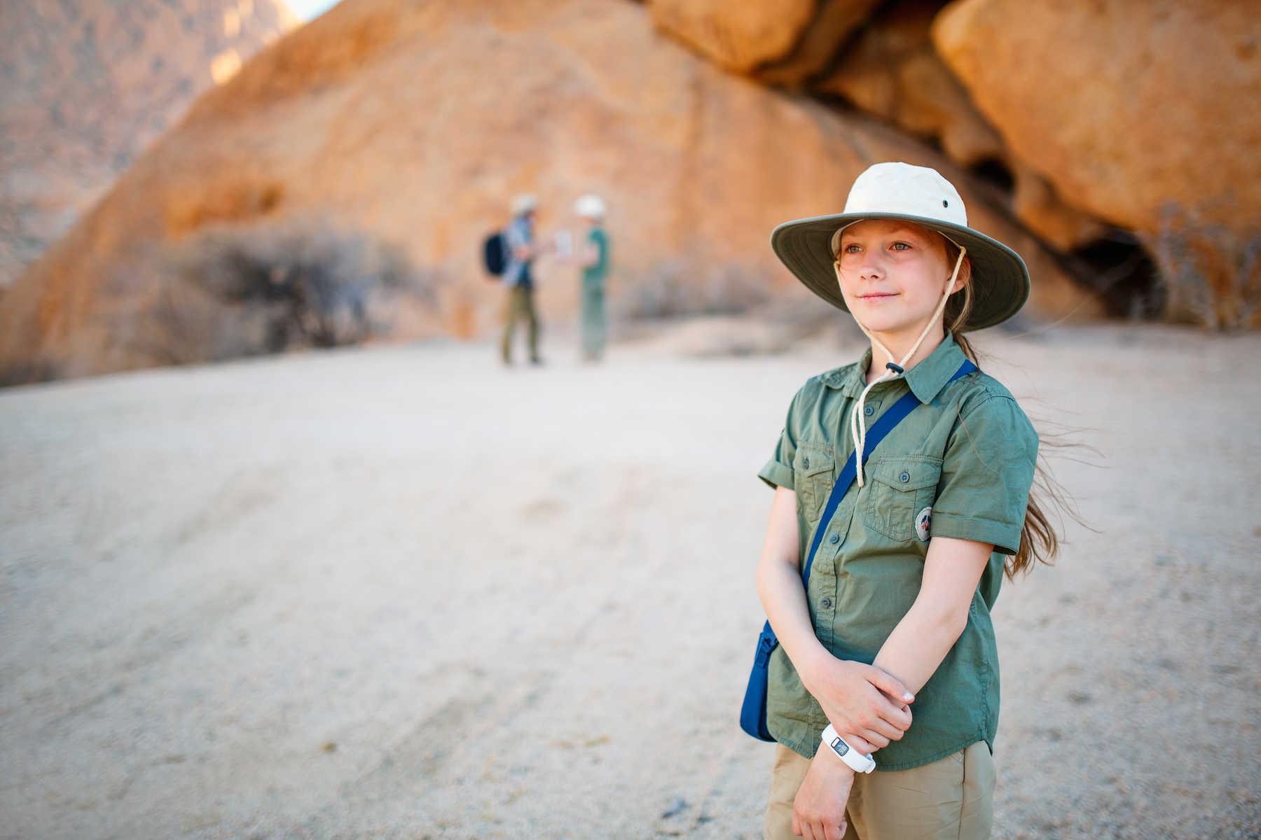 Jeune fille dans le Damaraland en Namibie © Jeune fille dans le Damaraland en Namibie
