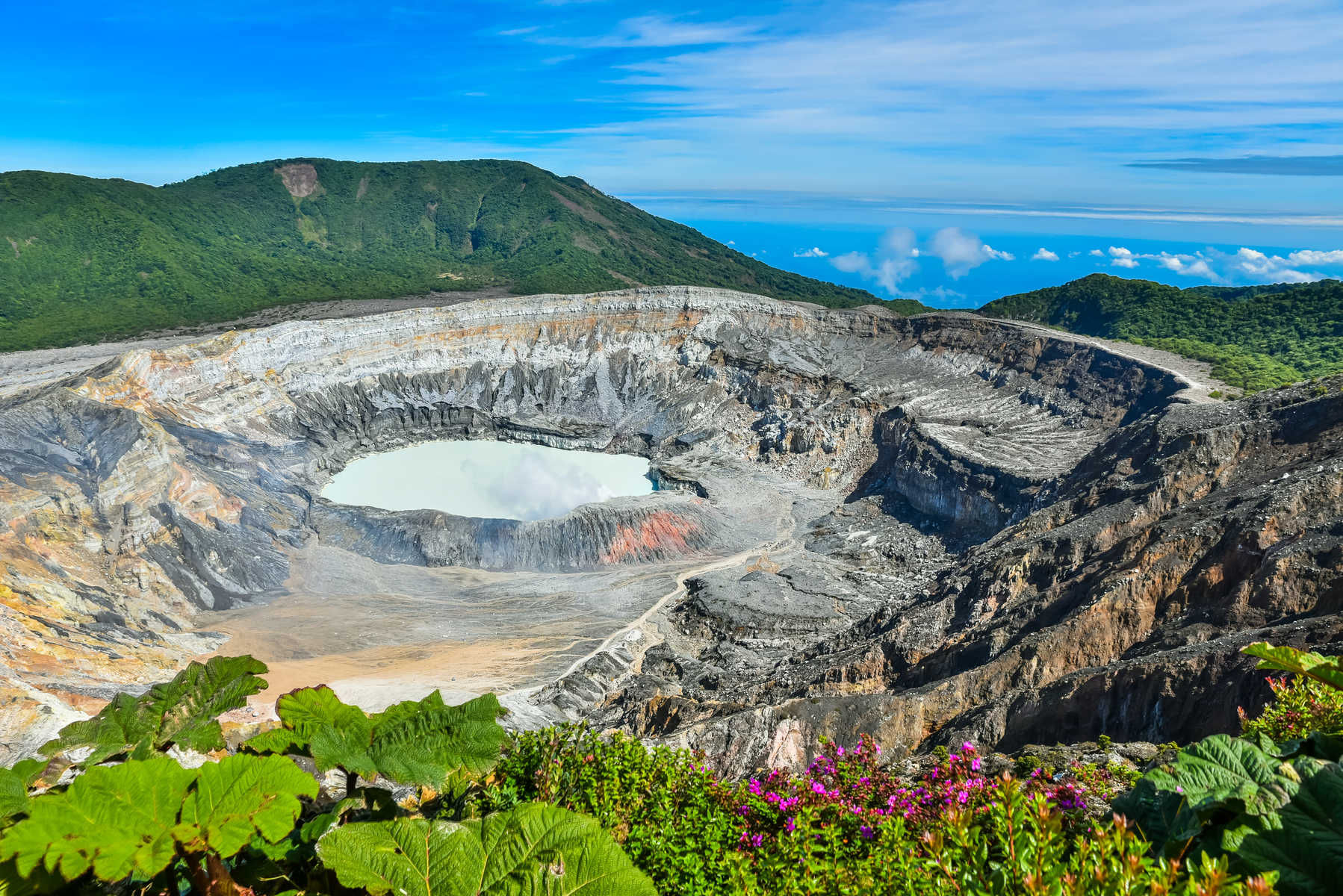 le cratère du volcan Poas © Dannhauer Simon le cratère du volcan Poas
