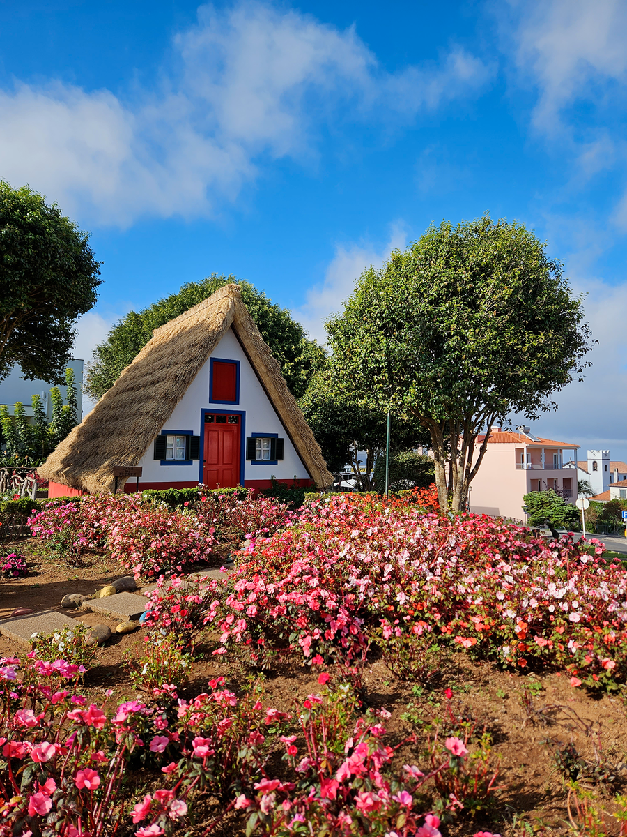 Maison traditionnelle à Santana sur l'île de Madère