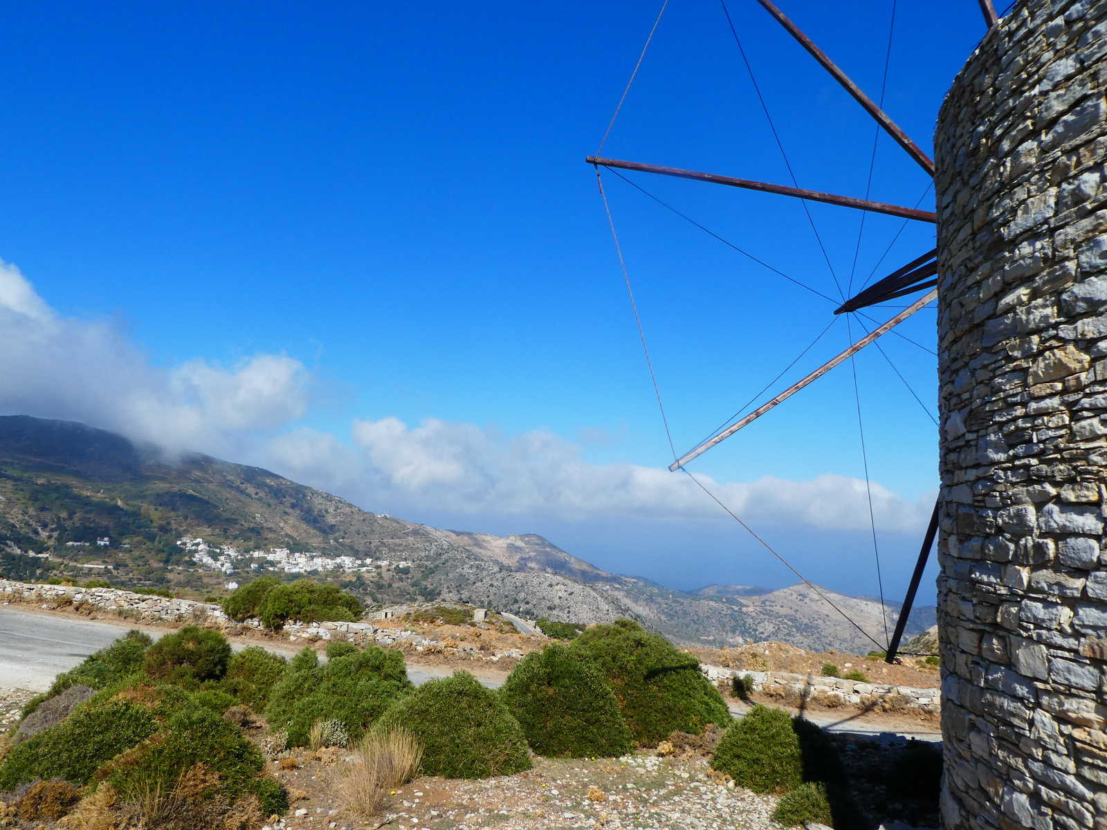 Naxos, les moulins à vent