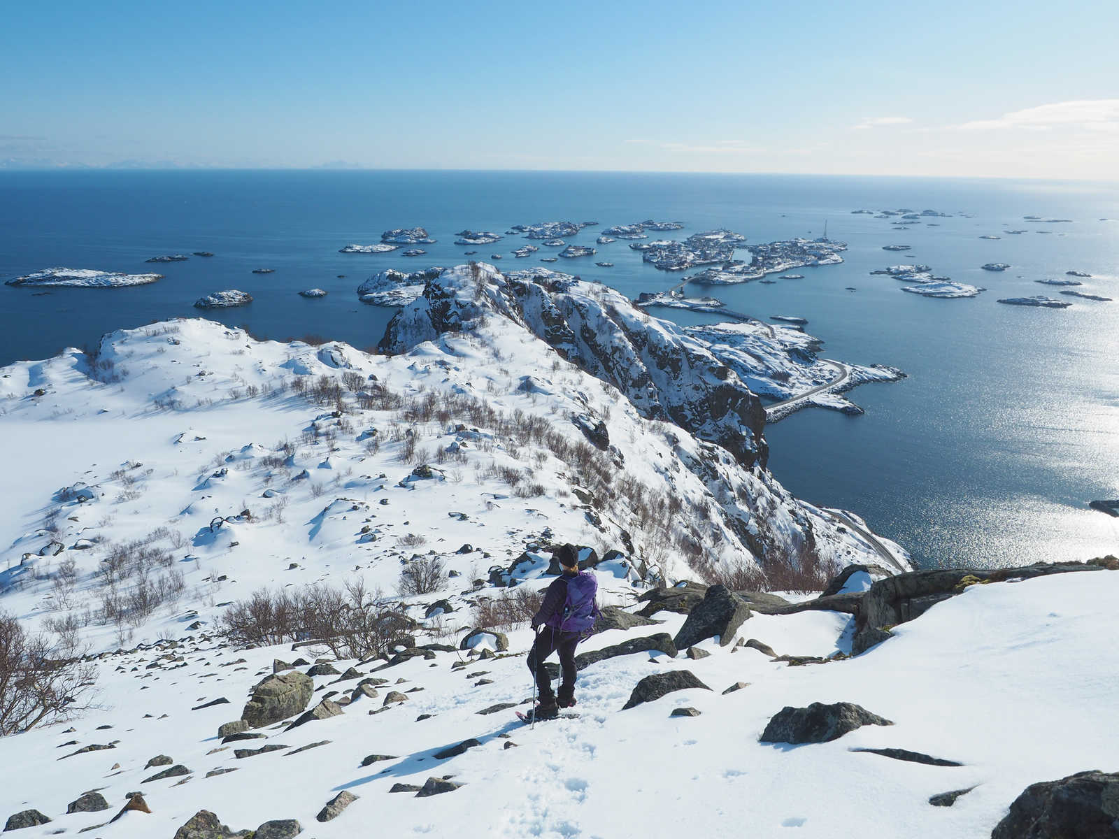 Norvège Henningsvær lofoten hiver