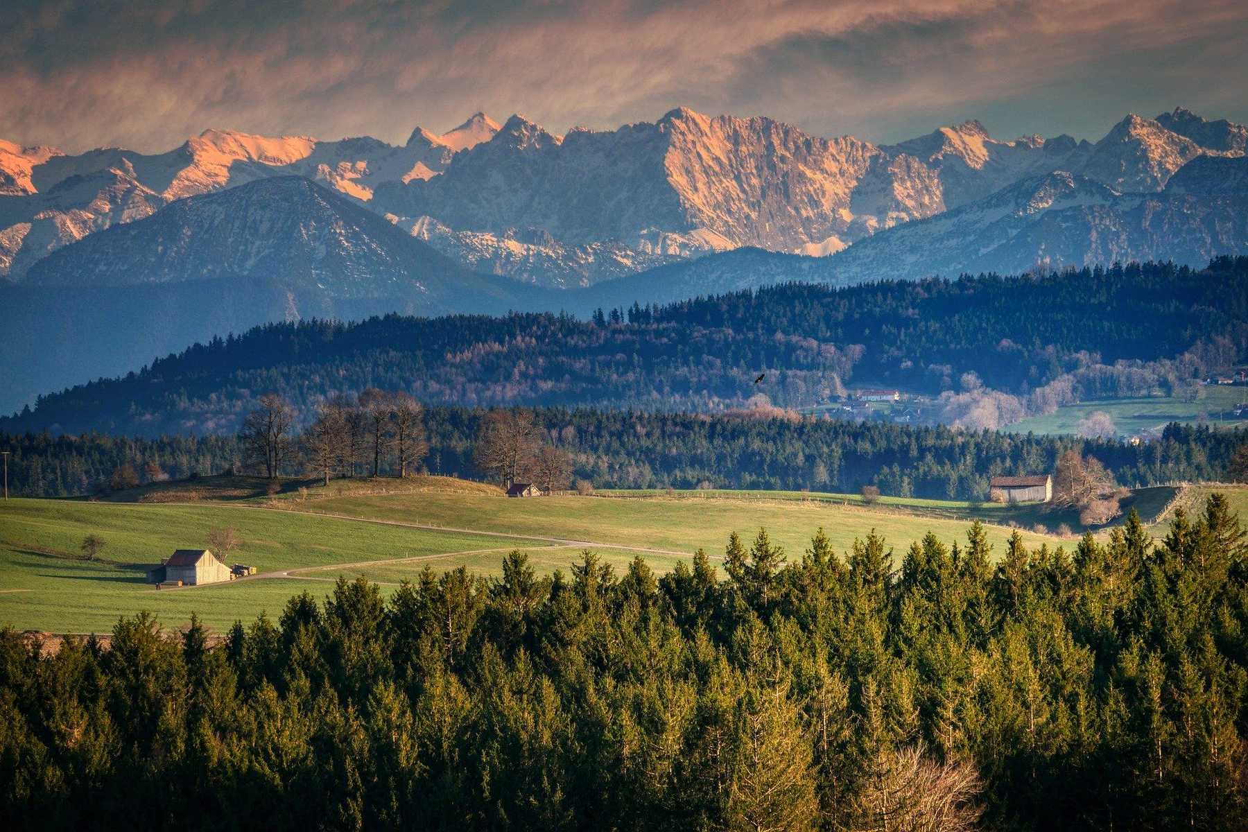 Plaines des Alpes lors de la Grande Traversée