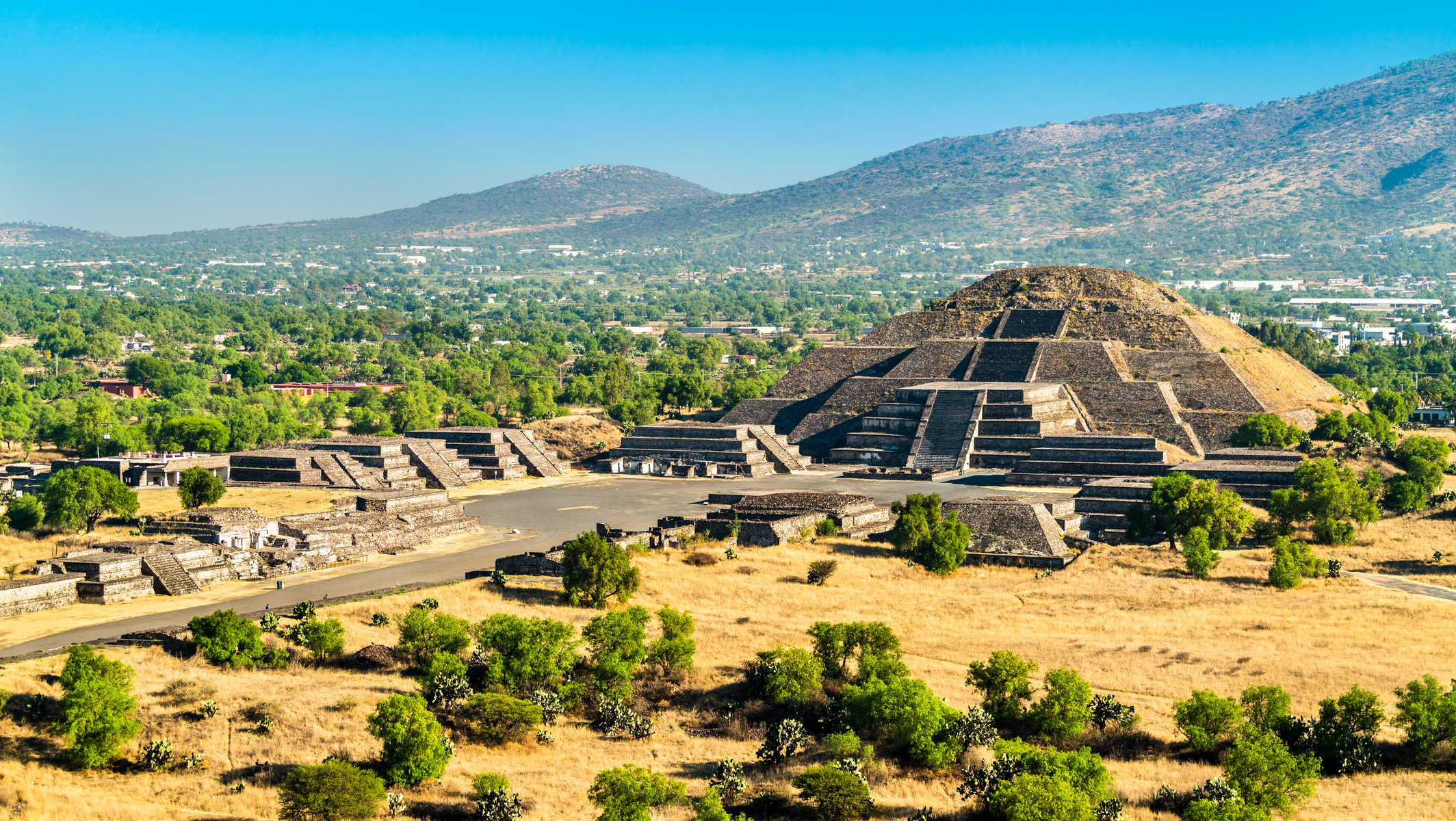 Pyramide de la Lune à Teotihuacan au Mexique