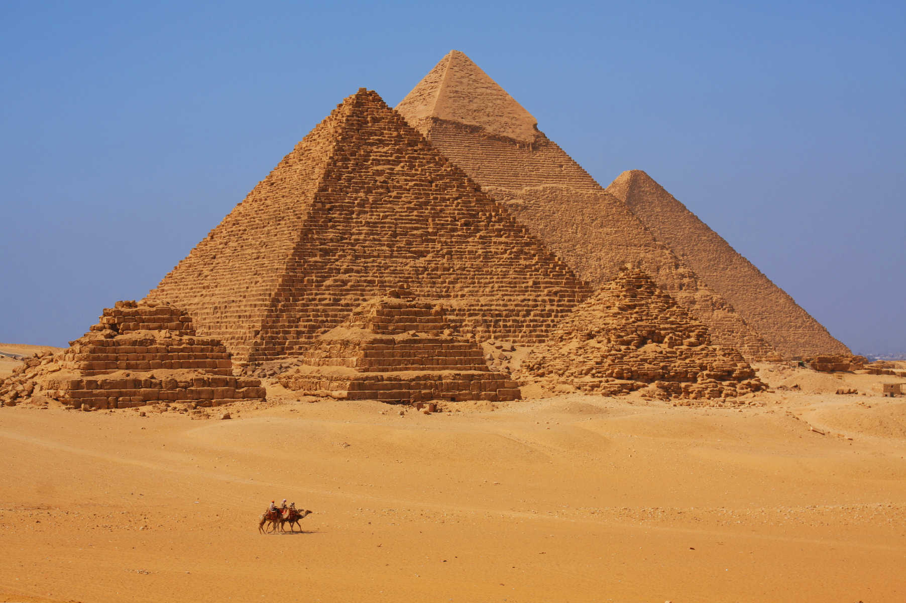 Pyramides de Gizeh en Egypte