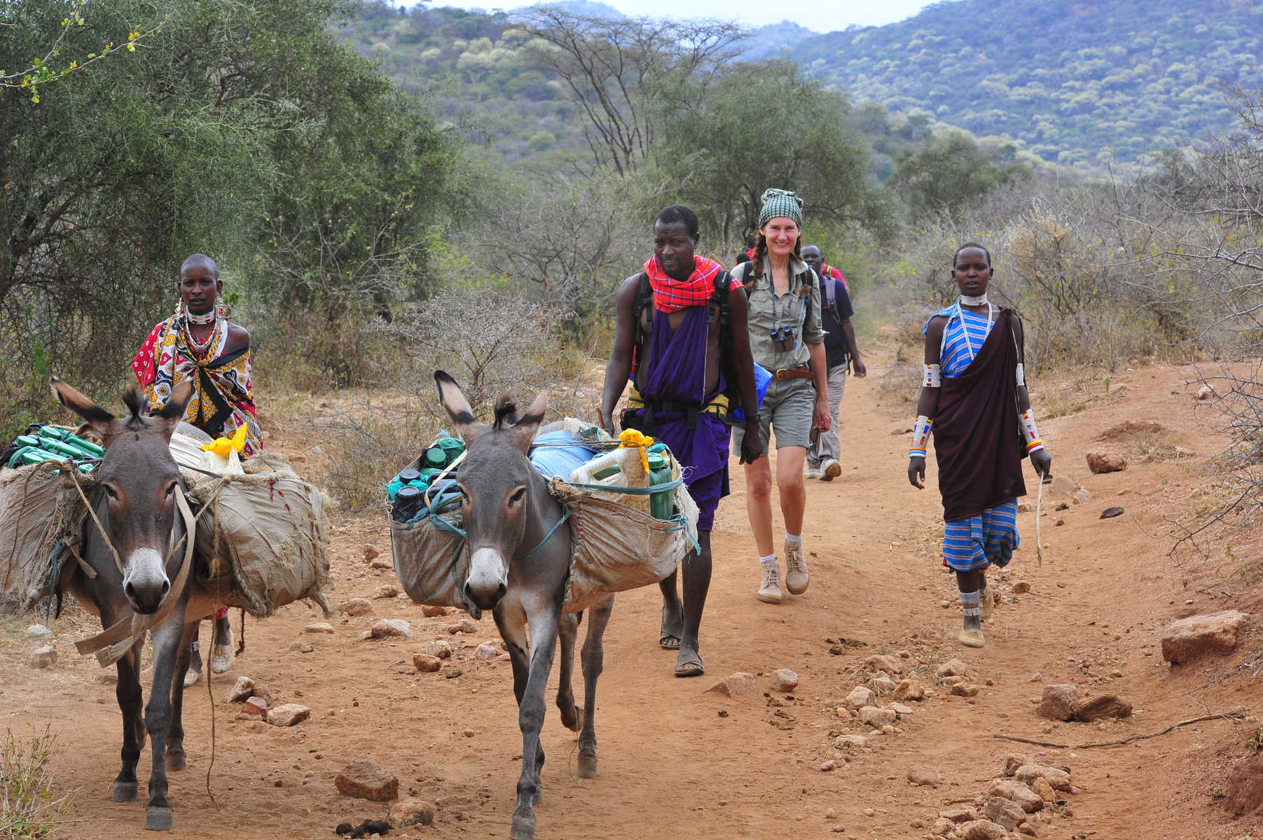 Randonnée avec les Masaï et les ânes au Kenya