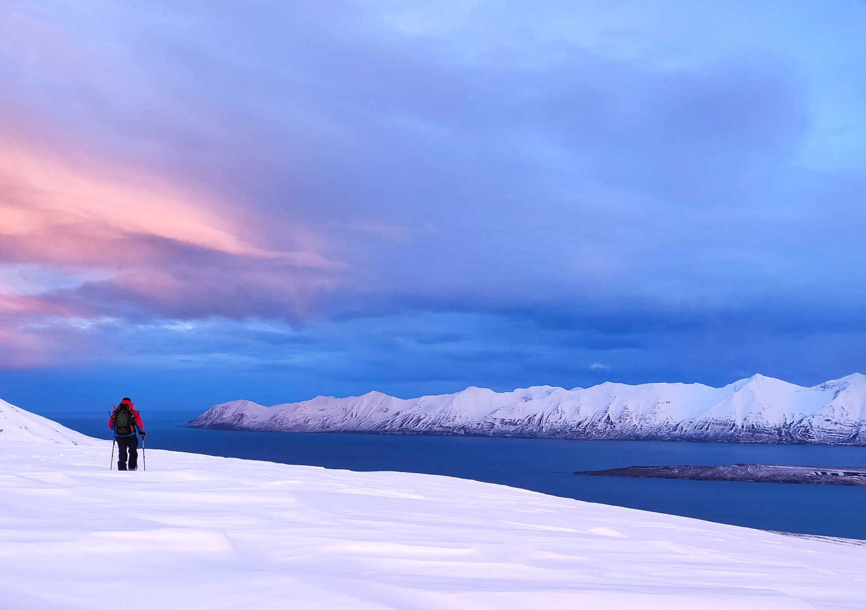 Randonnée dans le Nord de l'Islande, voyage hiver