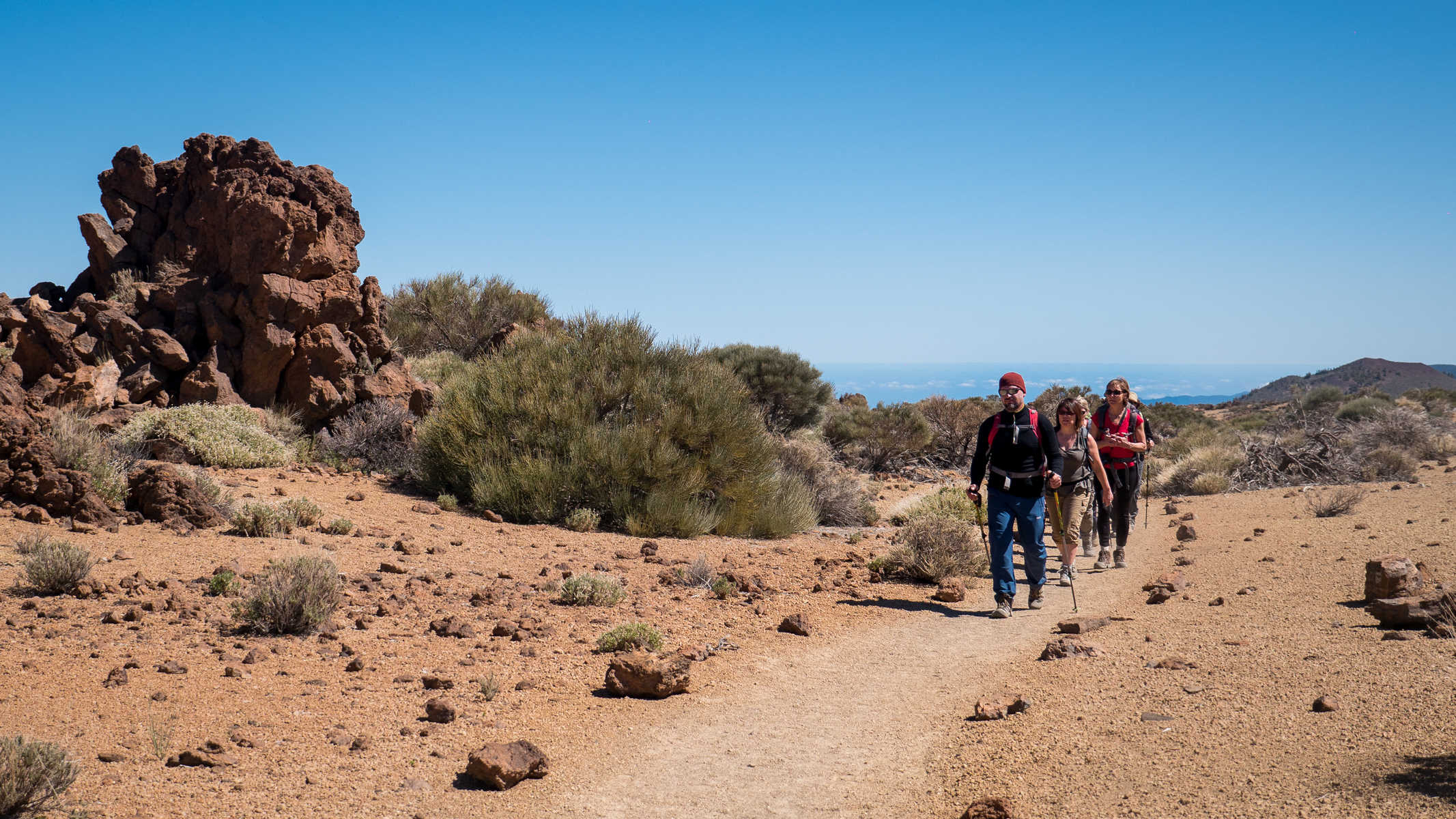 Randonnée dans le parc national du Teide, Tenerife