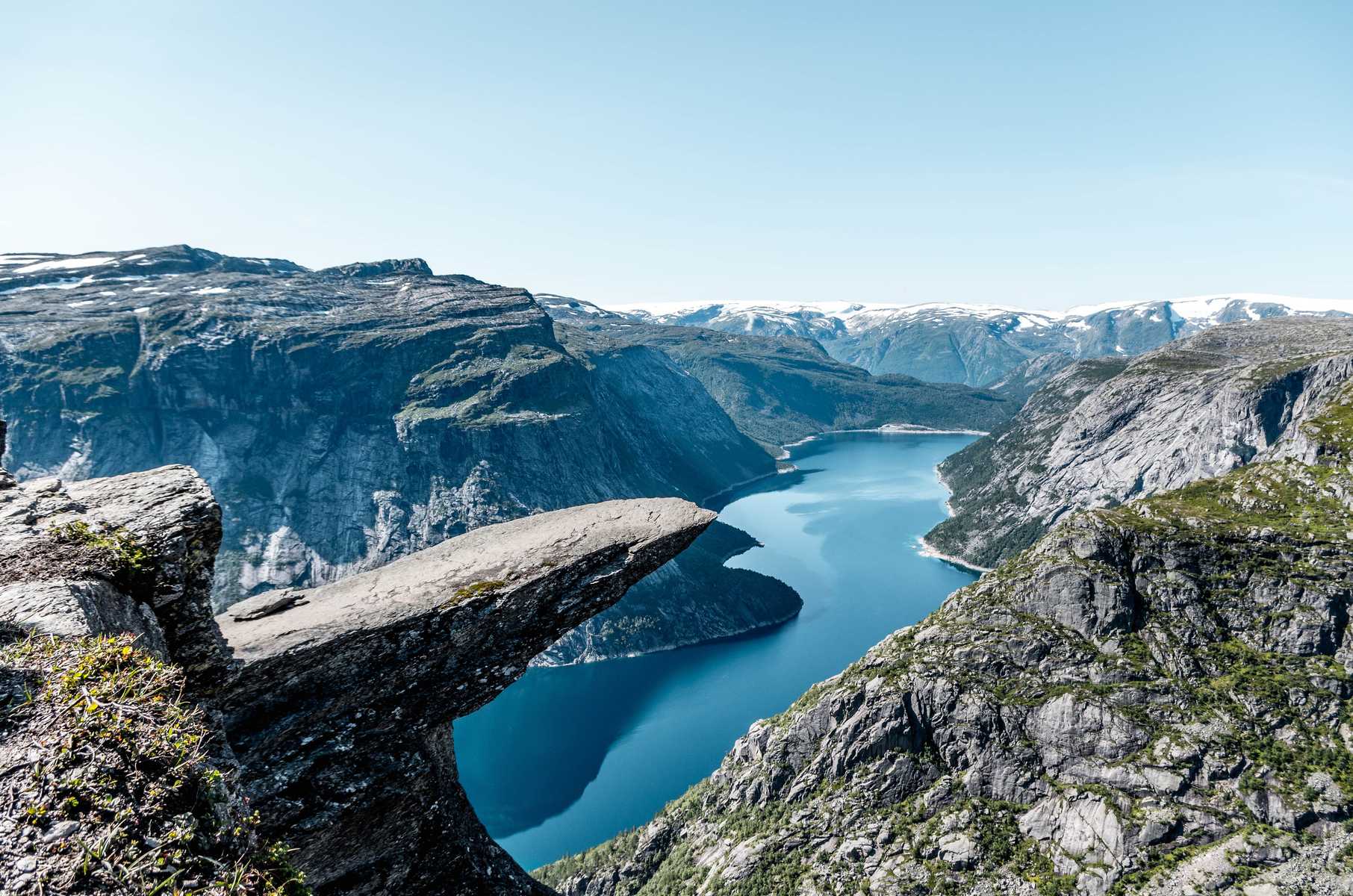 Randonnée langue des Troll Norvège