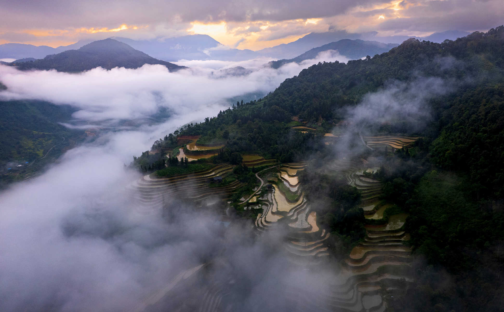 Rizières à Ha Giang ©  Rizières à Ha Giang