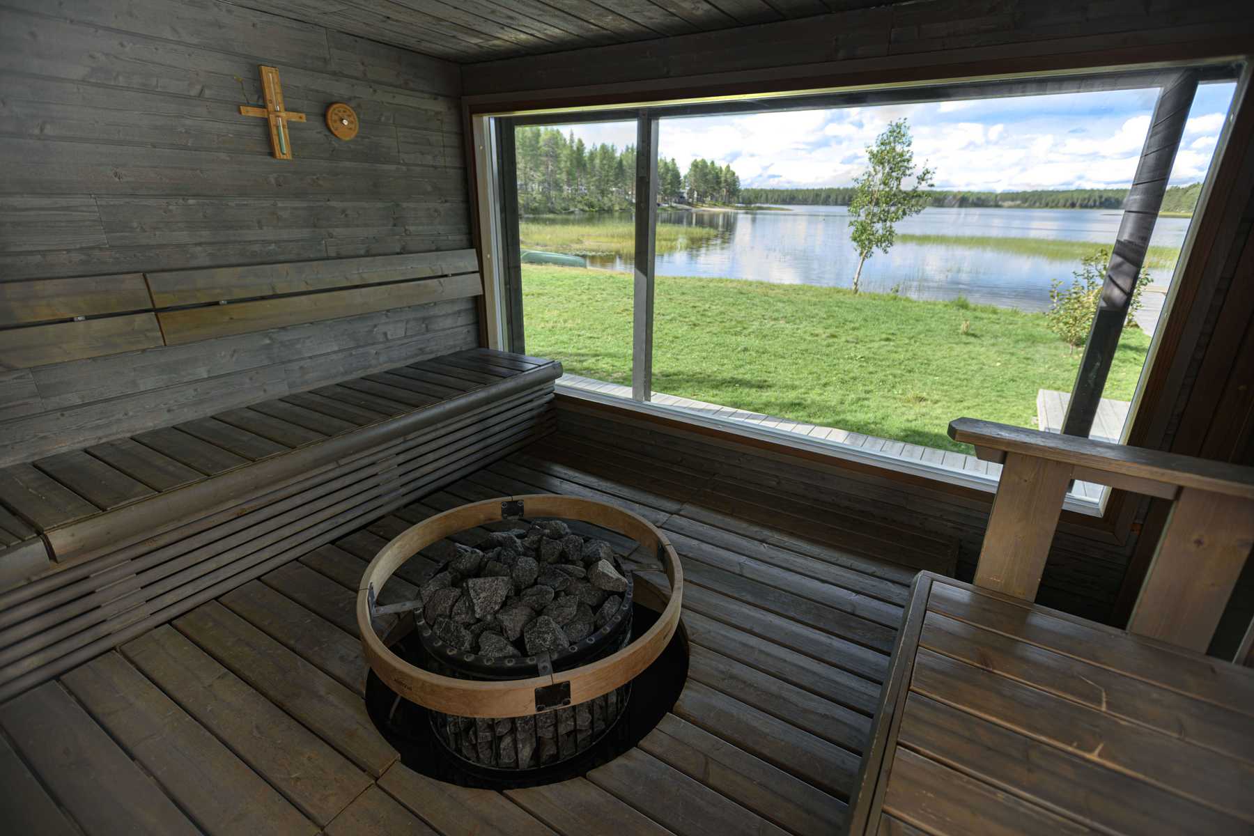 Sauna traditionnel finlandais à Hossa