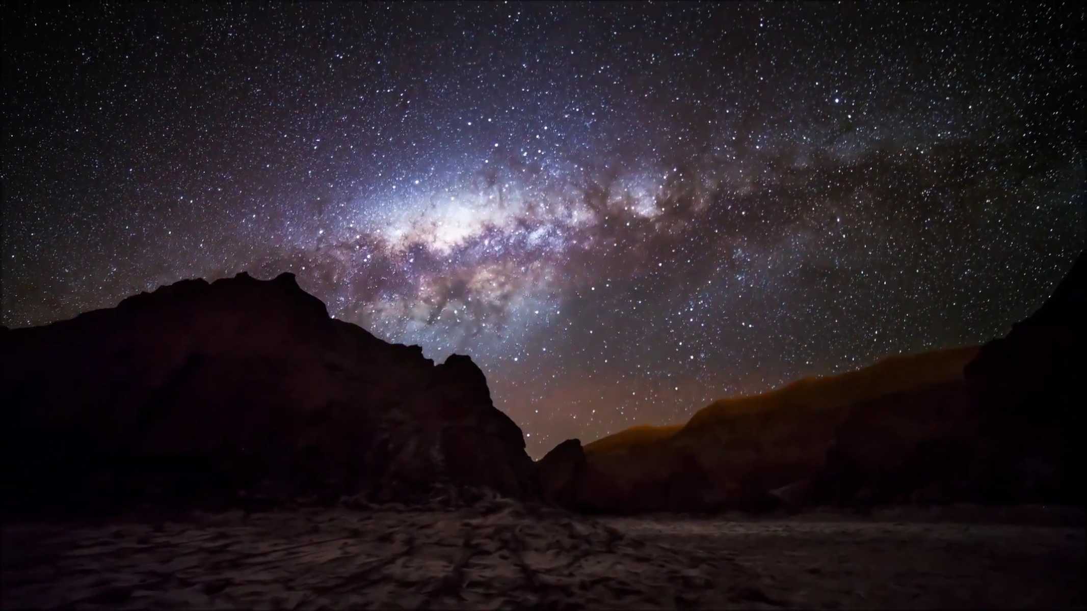 star tails dans le désert d'Atacama au Chili