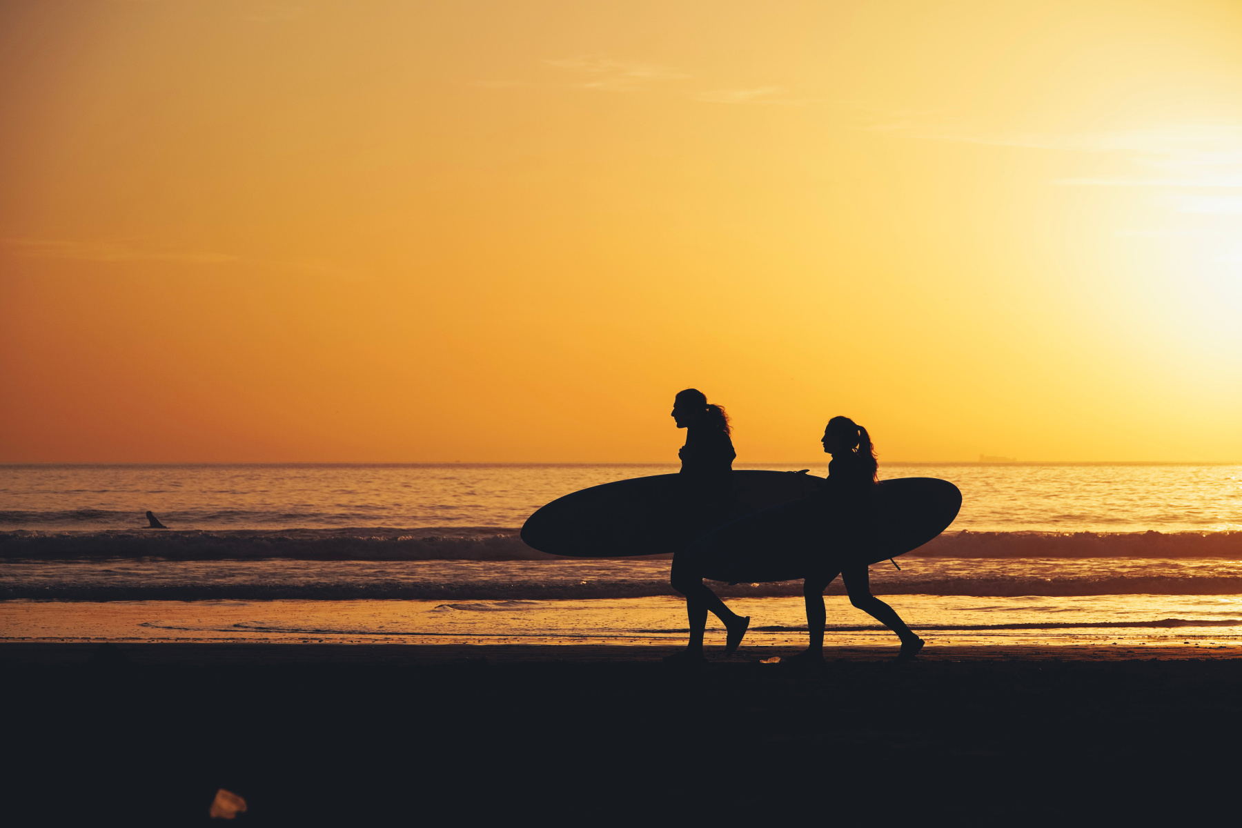 Surfeurs à Taghazout