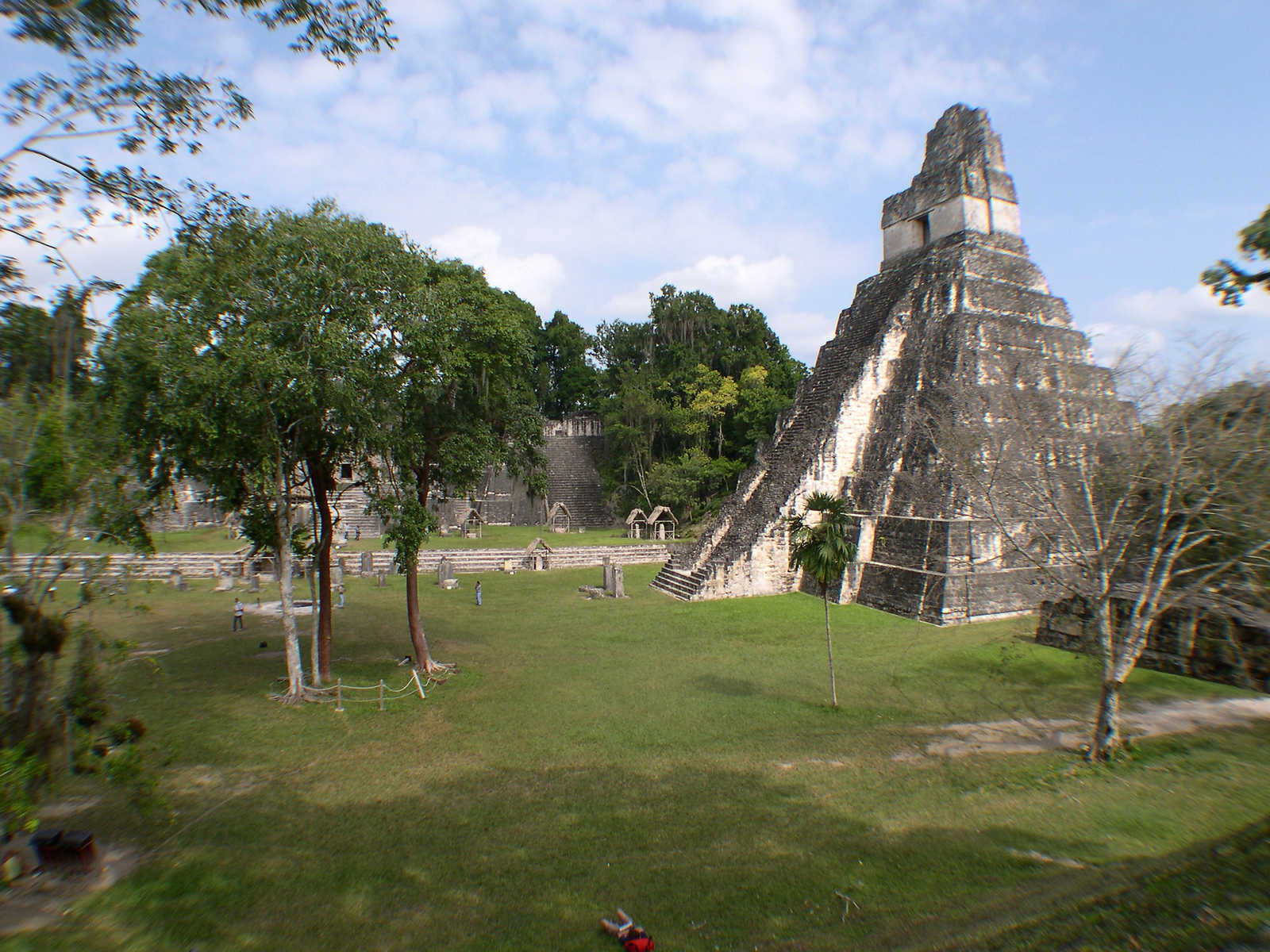 Temple Tikal dans le Petén au Guatemala