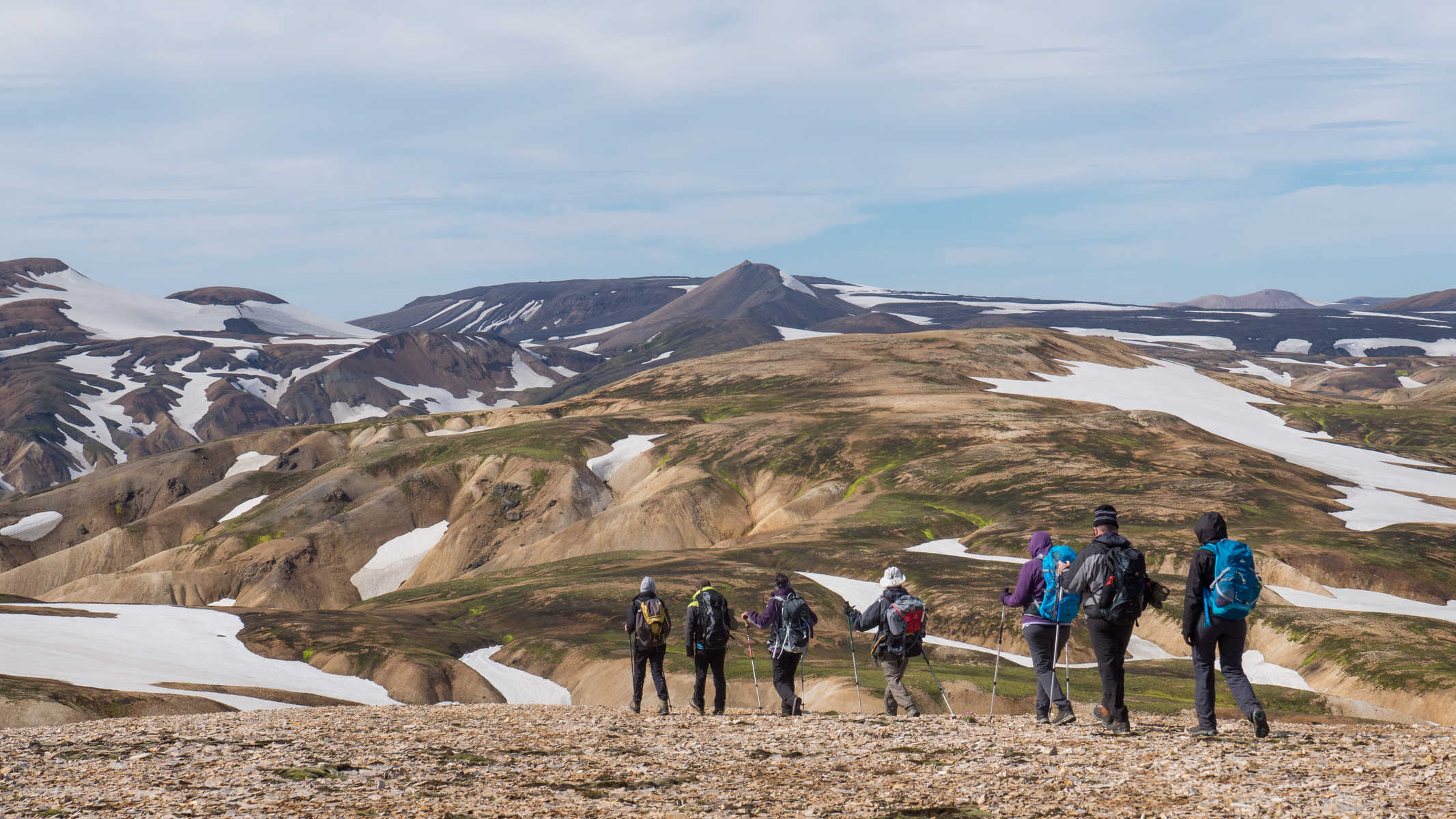 Trek à Landmannalaugar en Islande © Sinssaine Bertrand Trek à Landmannalaugar en Islande