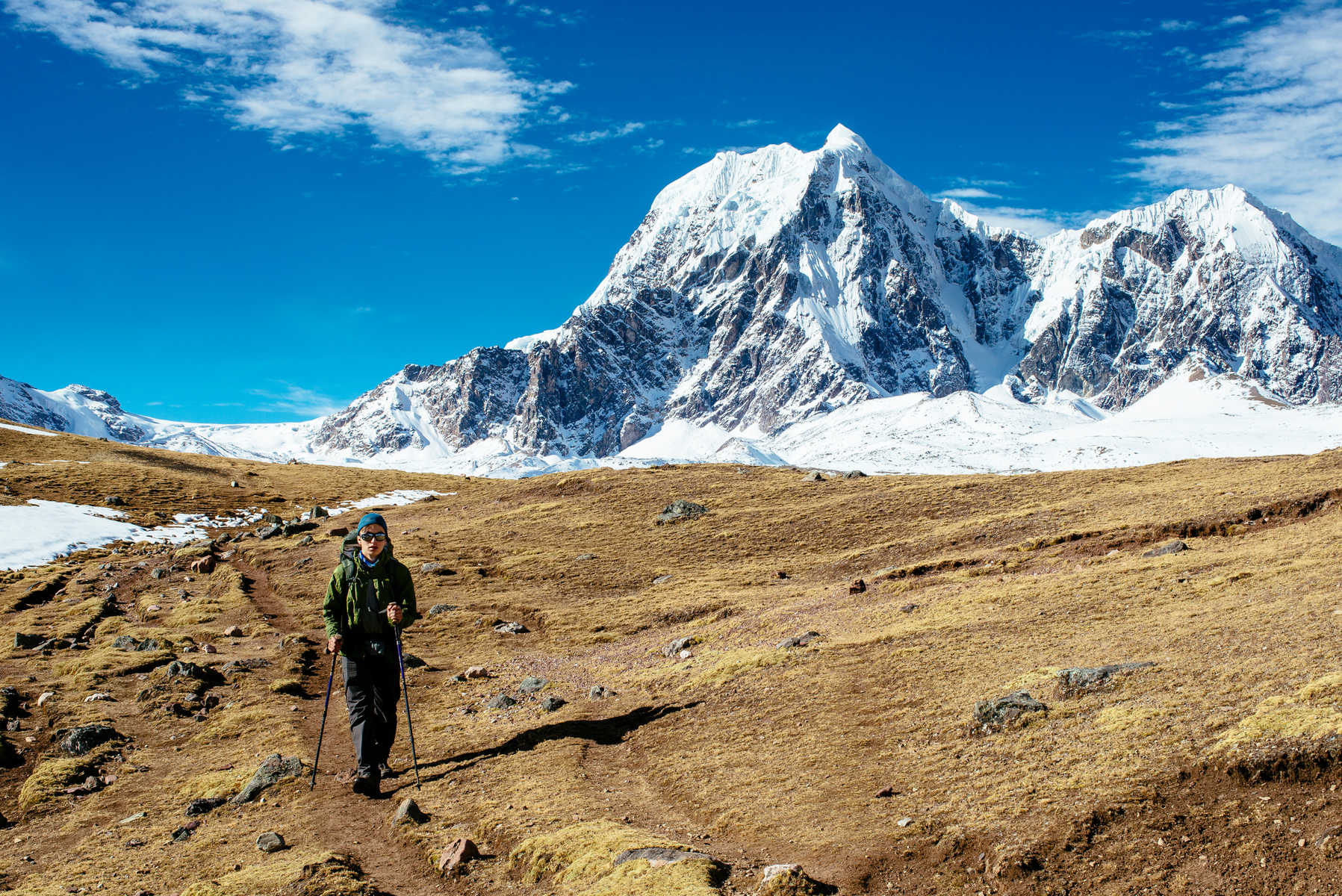 Trek dans la cordillère Vilcanota au Pérou