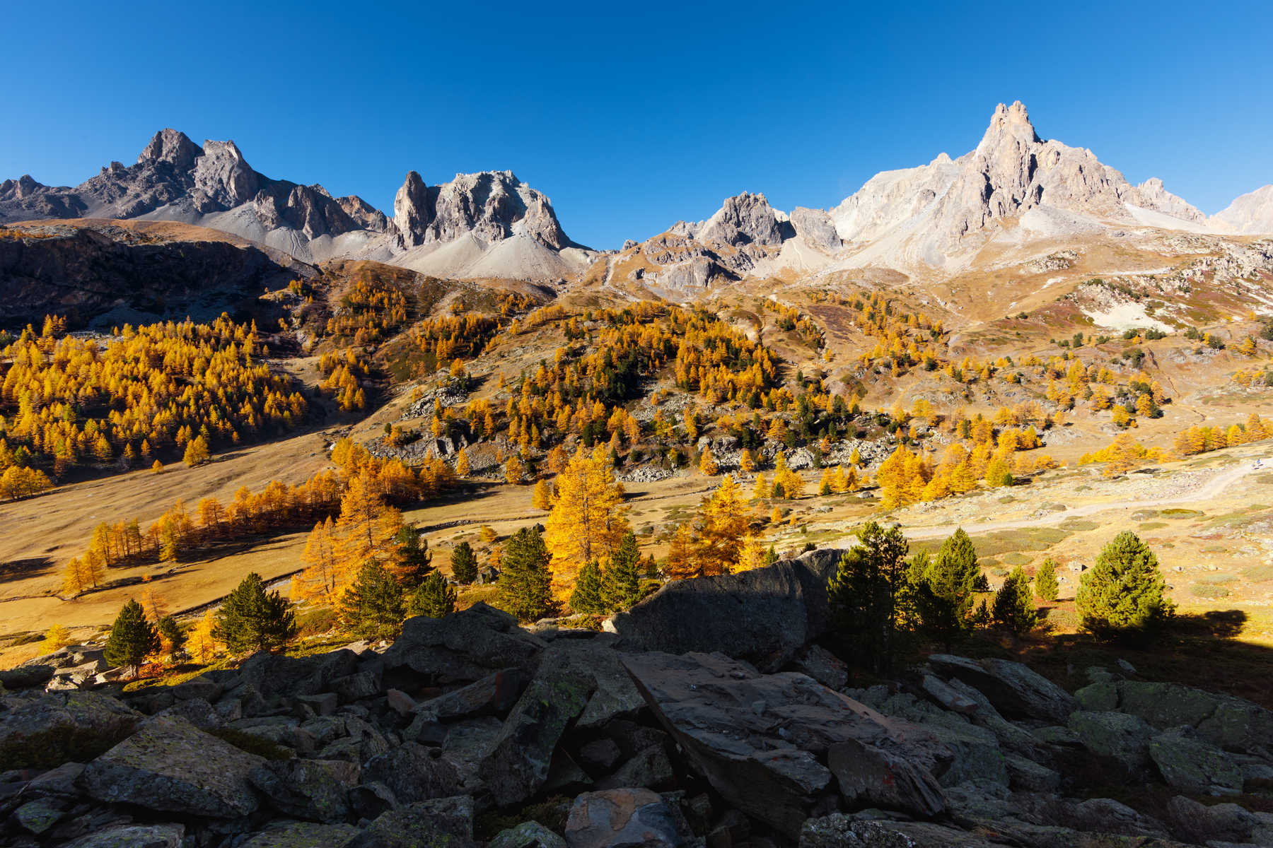 Vallée de la Clarée dans les Ecrins