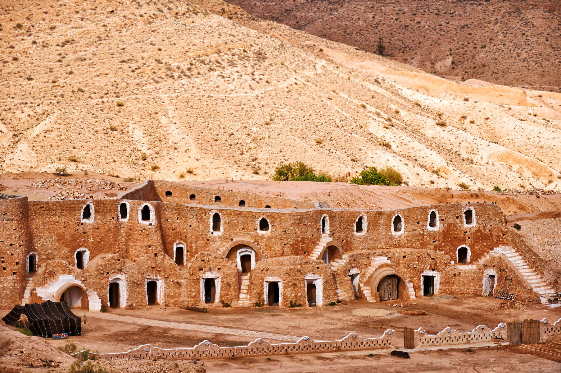 Village berbère dans le Sud tunisien © Village berbère dans le Sud tunisien