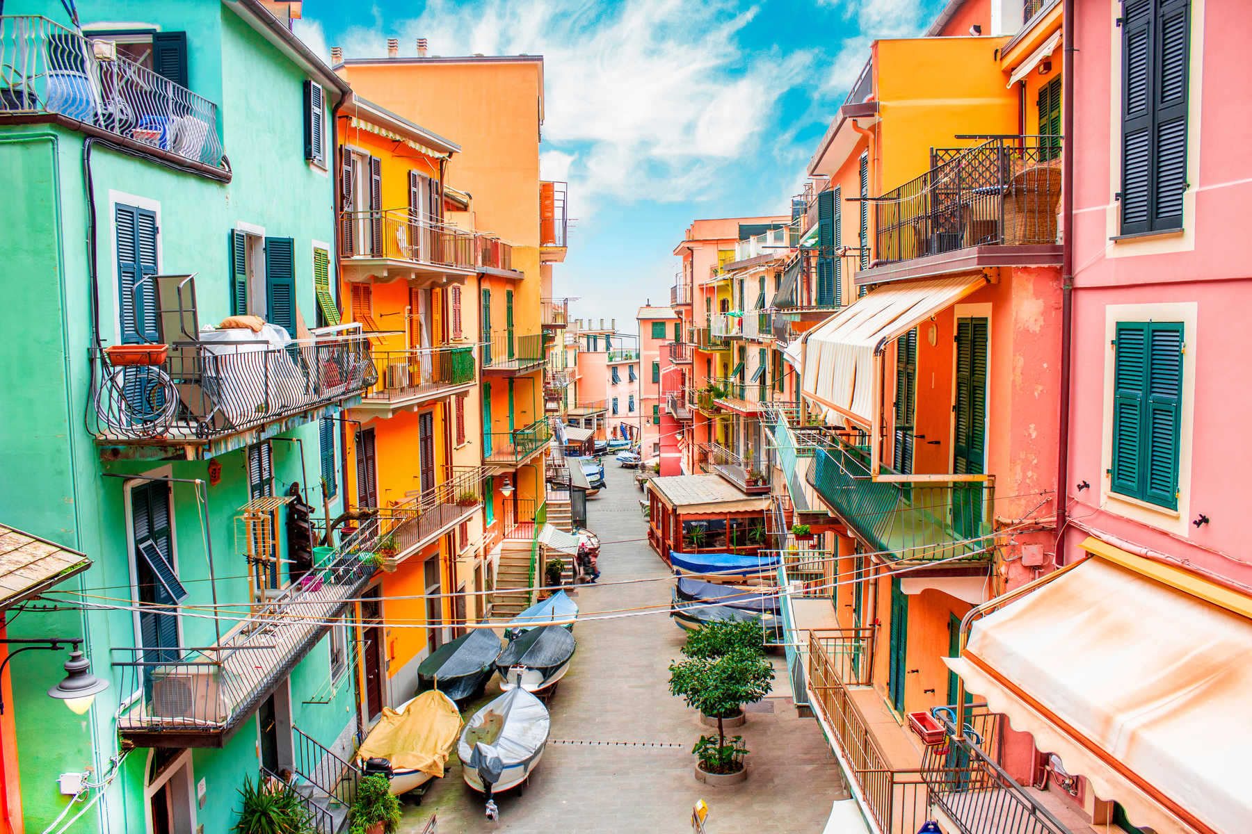 Village de Manarola dans les Cinque Terre