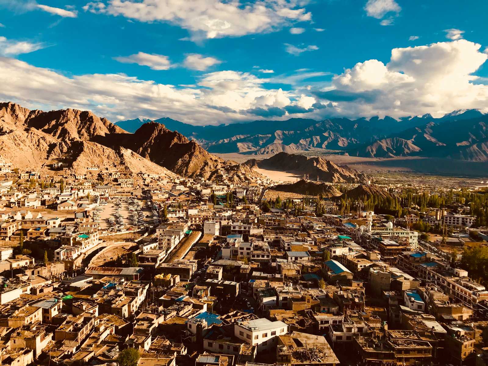 Ville de Leh, Ladakh, Inde Himalayenne